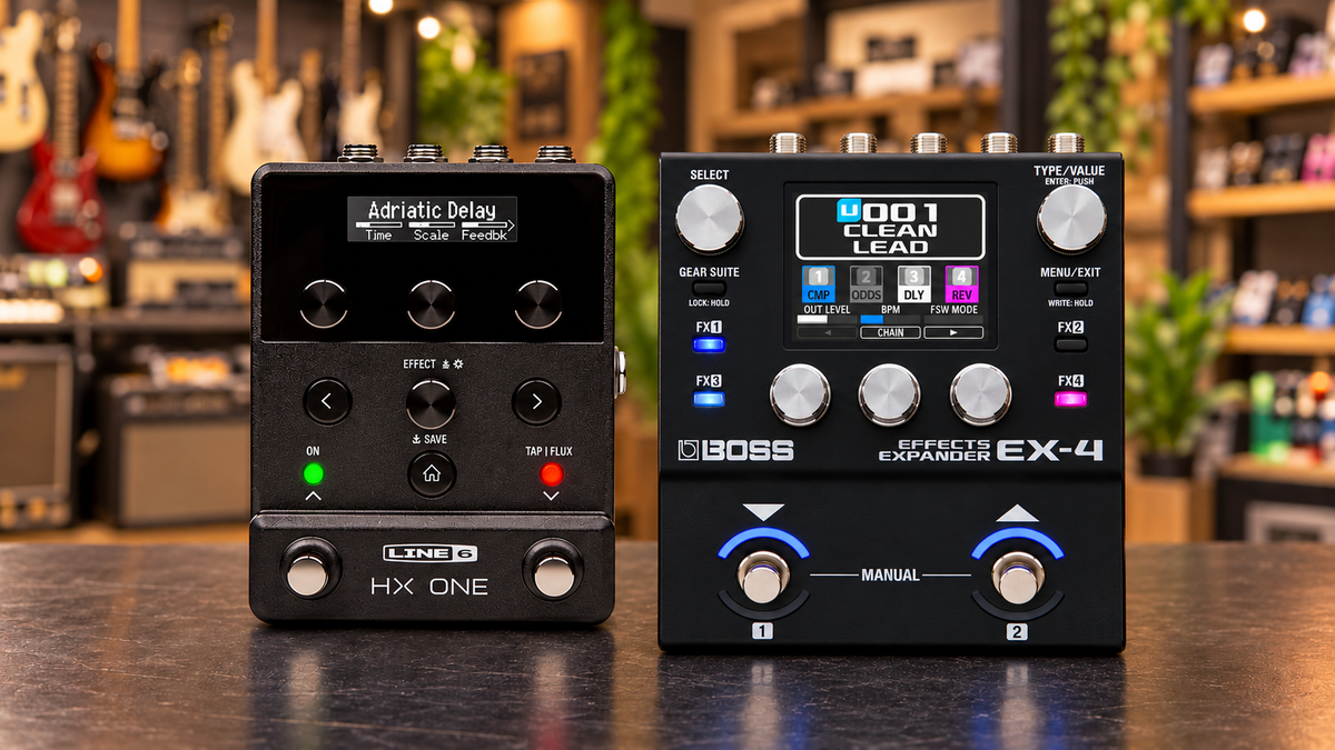 BOSS EX-4 vs Line 6 HX One: Which Effects Expander Is Right for You?