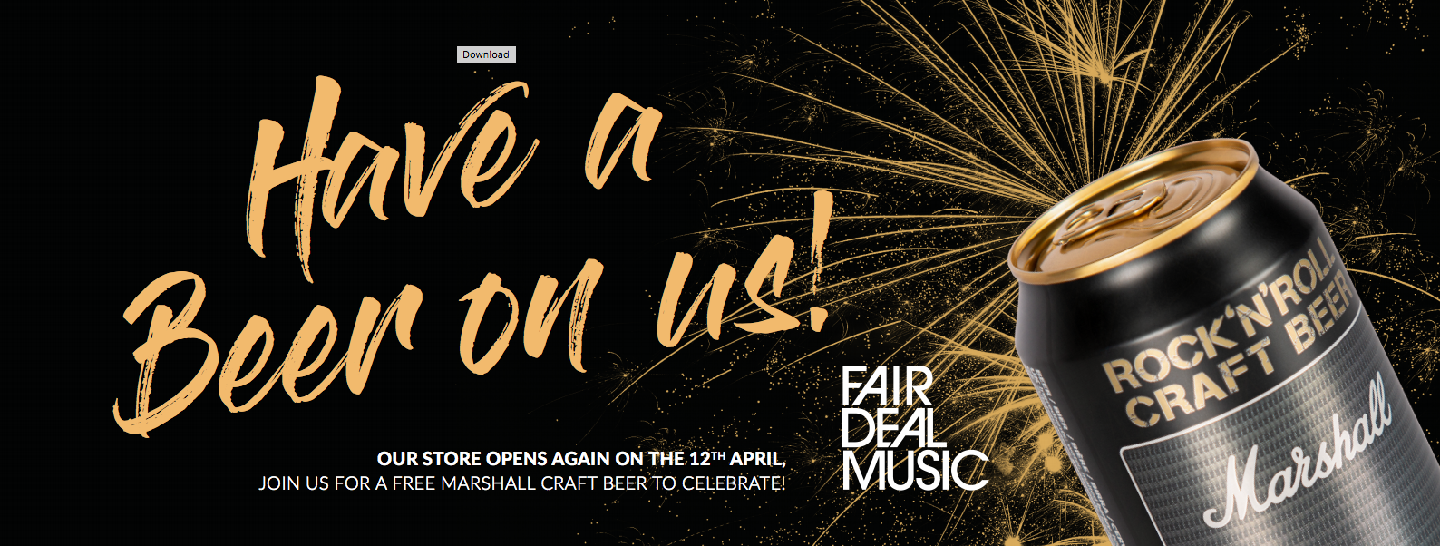 Store Re-Opening on April 12th! Have a beer on us!