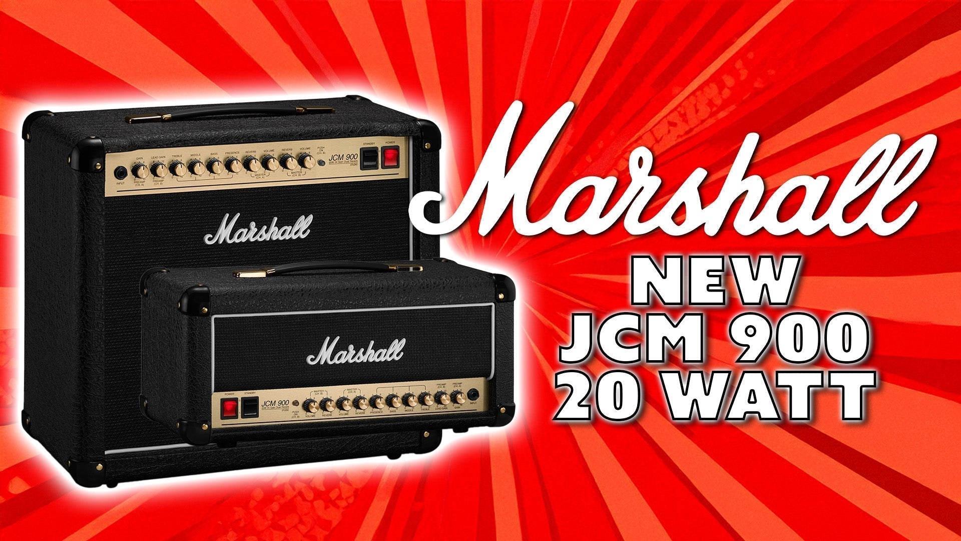 The All New Marshall JCM900 20 Watt - Combo and Head