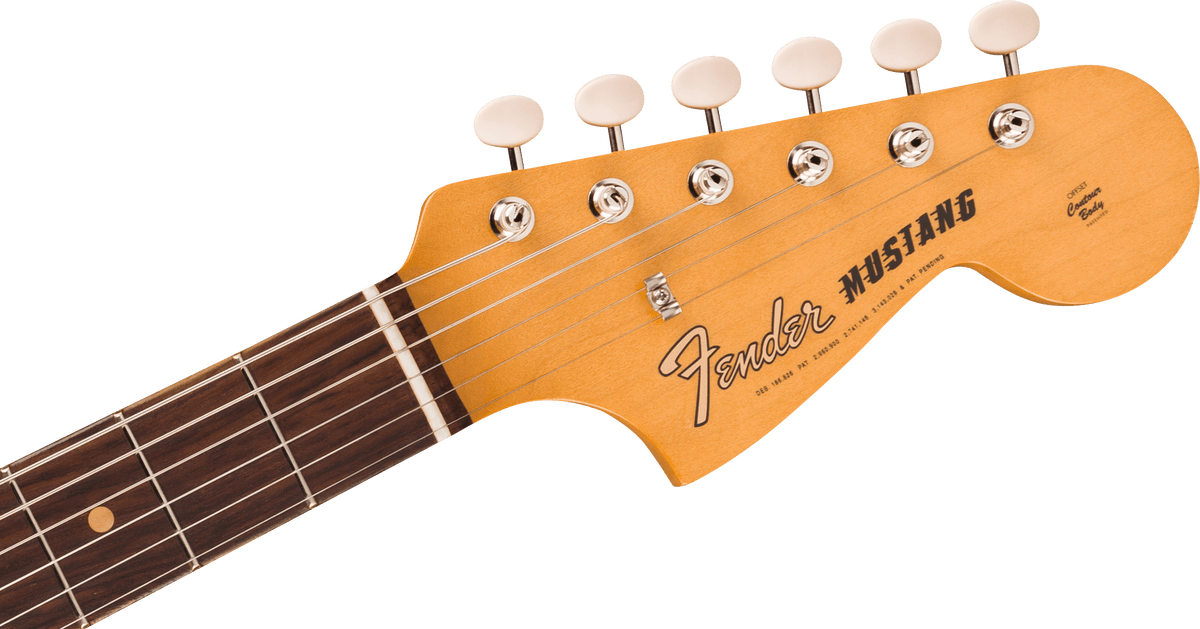 Fender Vintera® III Mid '60s Mustang®, Rosewood Fingerboard, Olympic White, Electric guitar - Fair Deal Music
