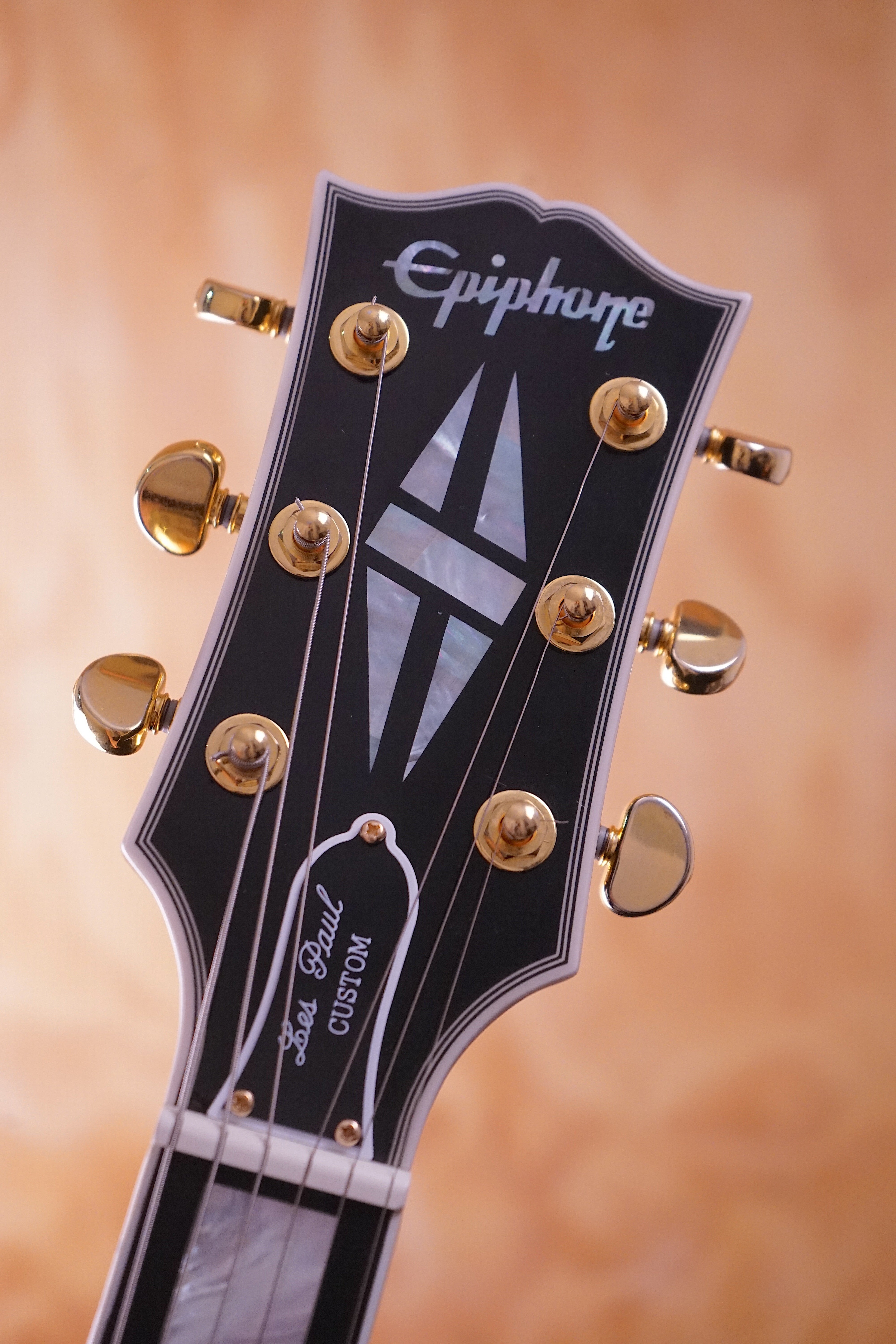 Epiphone Inspired by Gibson Custom Shop Les Paul Custom in Ebony, (Used) - Fair Deal Music