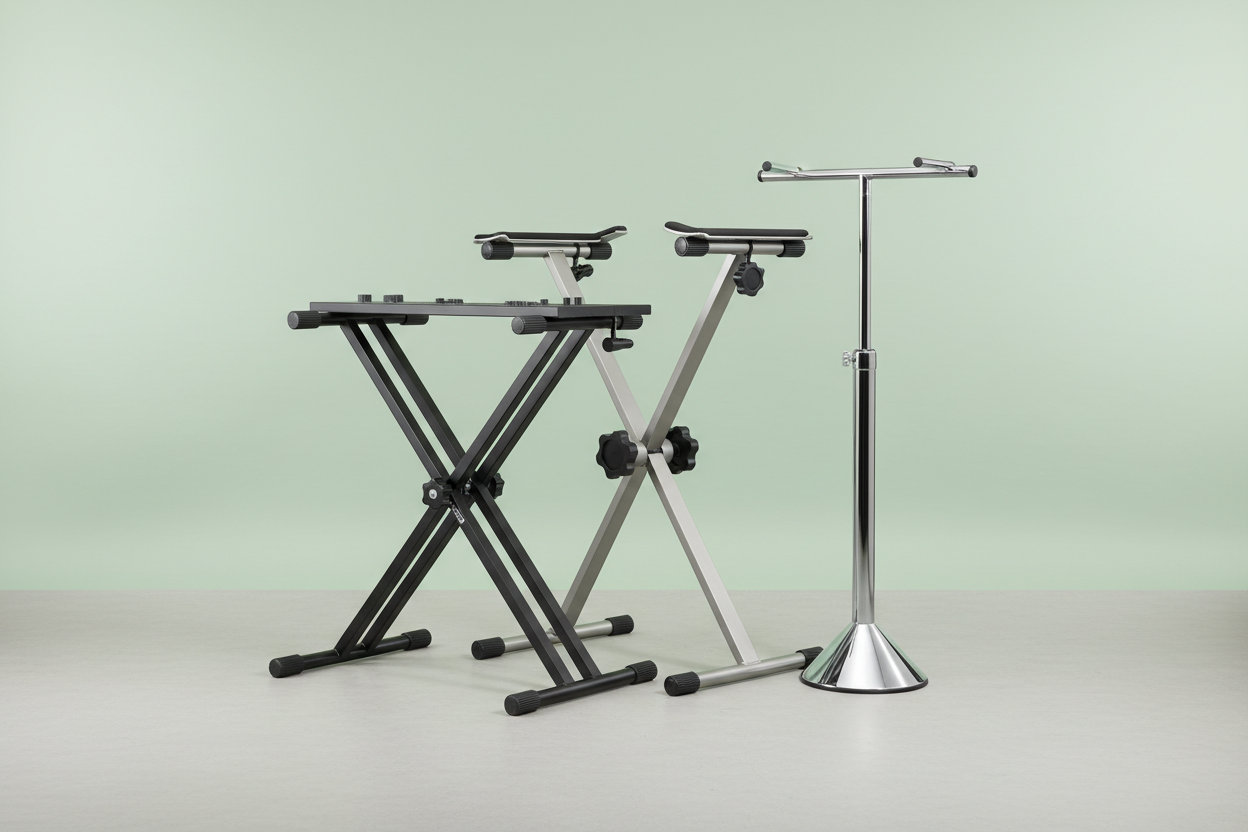 Keyboard Stands Hero Banner - Sage Green