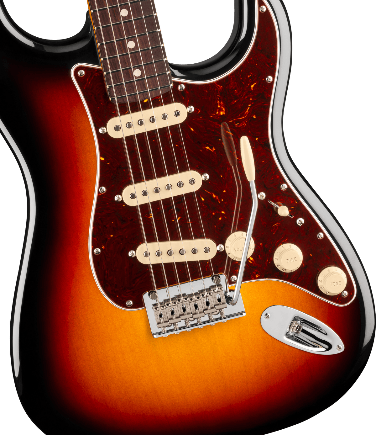 Fender American Professional Stratocaster®, Rosewood Fingerboard, 3-Color Sunburst - Fair Deal Music