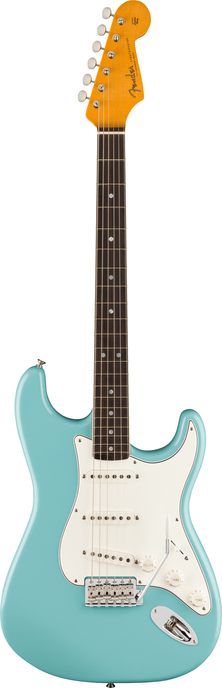 Fender Eric Johnson Stratocaster, Tropical Turquoise, Electric Guitar - Fair Deal Music