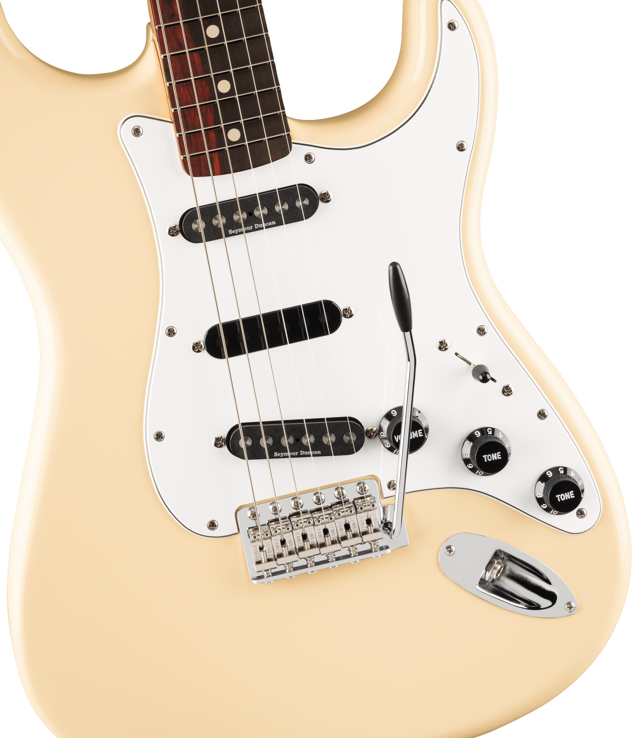 Fender Ritchie Blackmore Stratocaster Scalloped Rosewood Fingerboard Olympic White Electric Guitar - Fair Deal Music