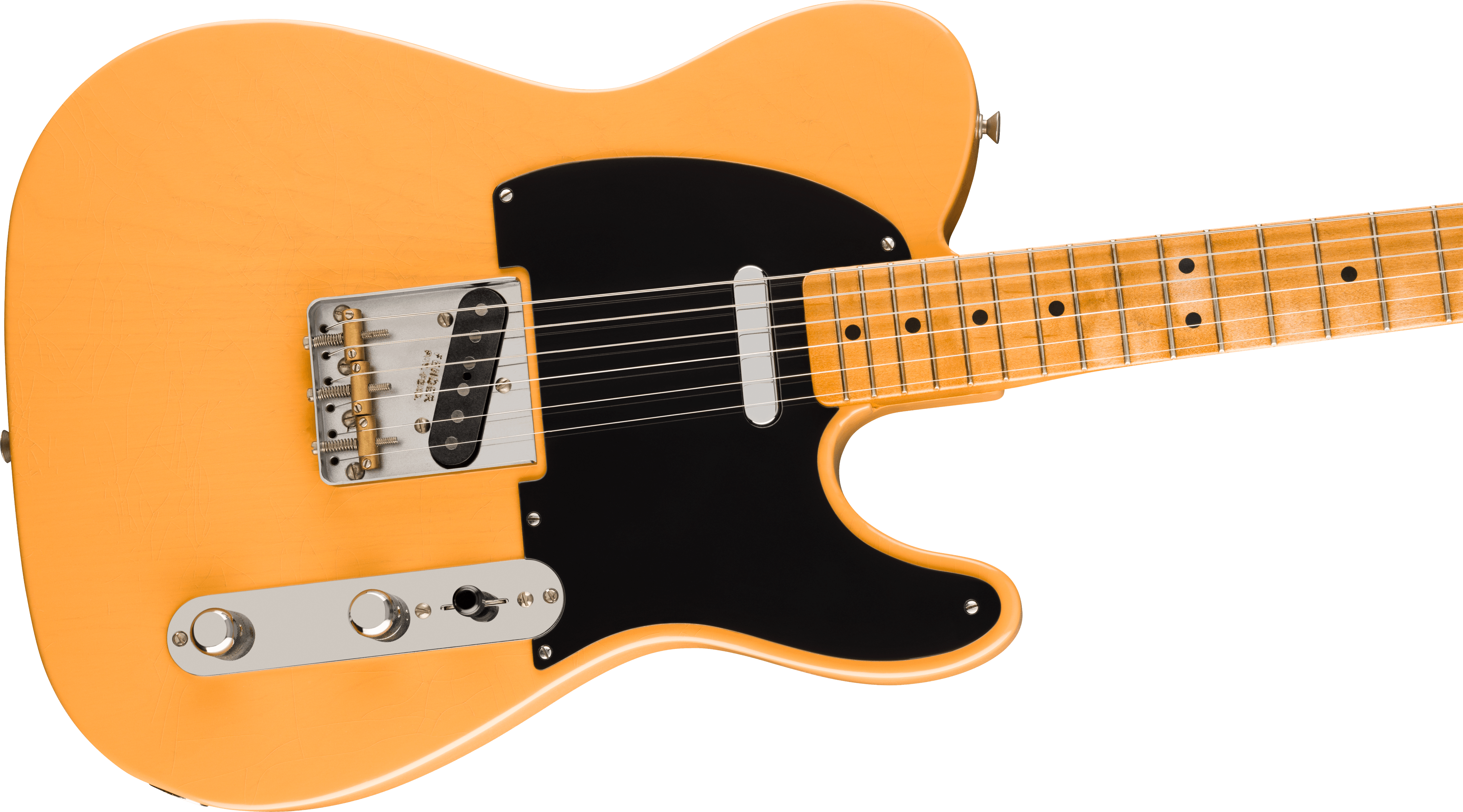 Fender 75th Anniversary Vintera® Road Worn® 1951 Telecaster®, Maple Fingerboard, Butterscotch Blonde - Fair Deal Music