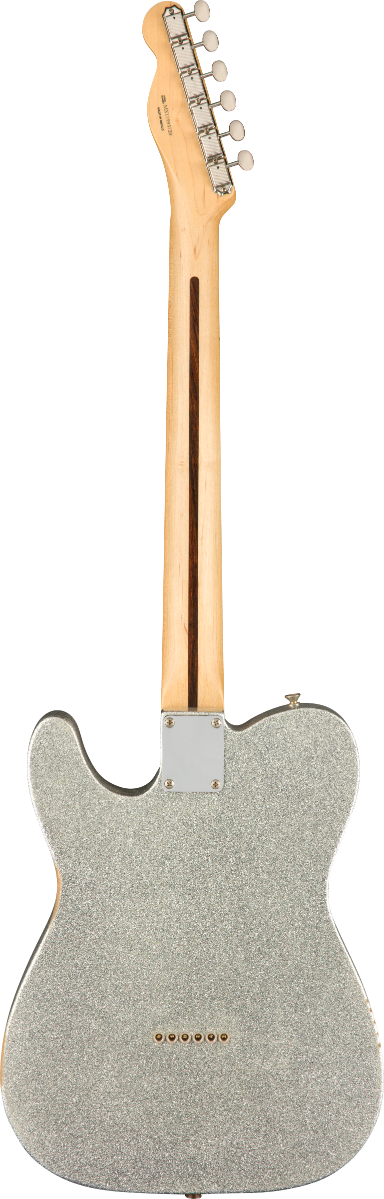 Fender Brad Paisley Road Worn Telecaster, Silver Sparkle Electric Guitar - Fair Deal Music