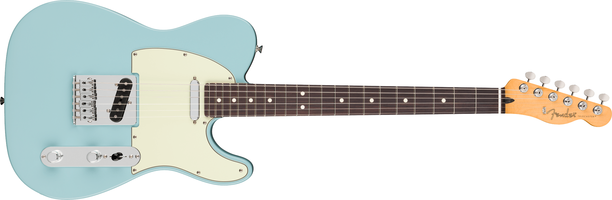 Fender 75th Anniversary Player II Telecaster®, Rosewood Fingerboard. Daphne Blue - Fair Deal Music