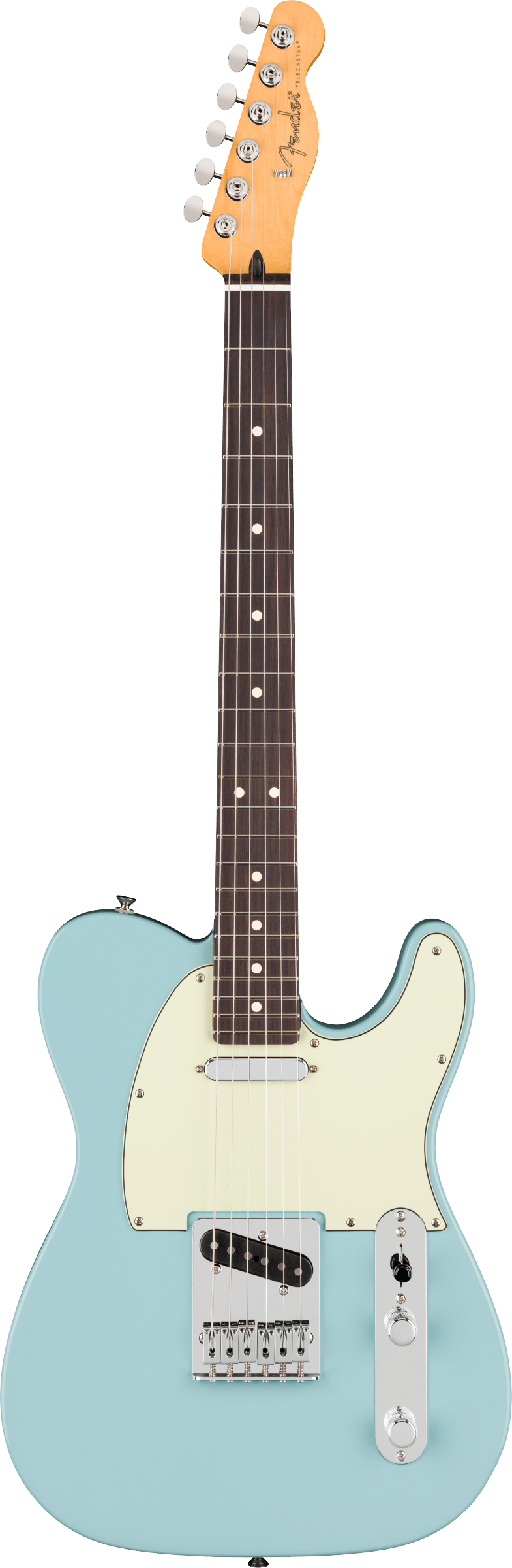 Fender 75th Anniversary Player II Telecaster®, Rosewood Fingerboard. Daphne Blue - Fair Deal Music