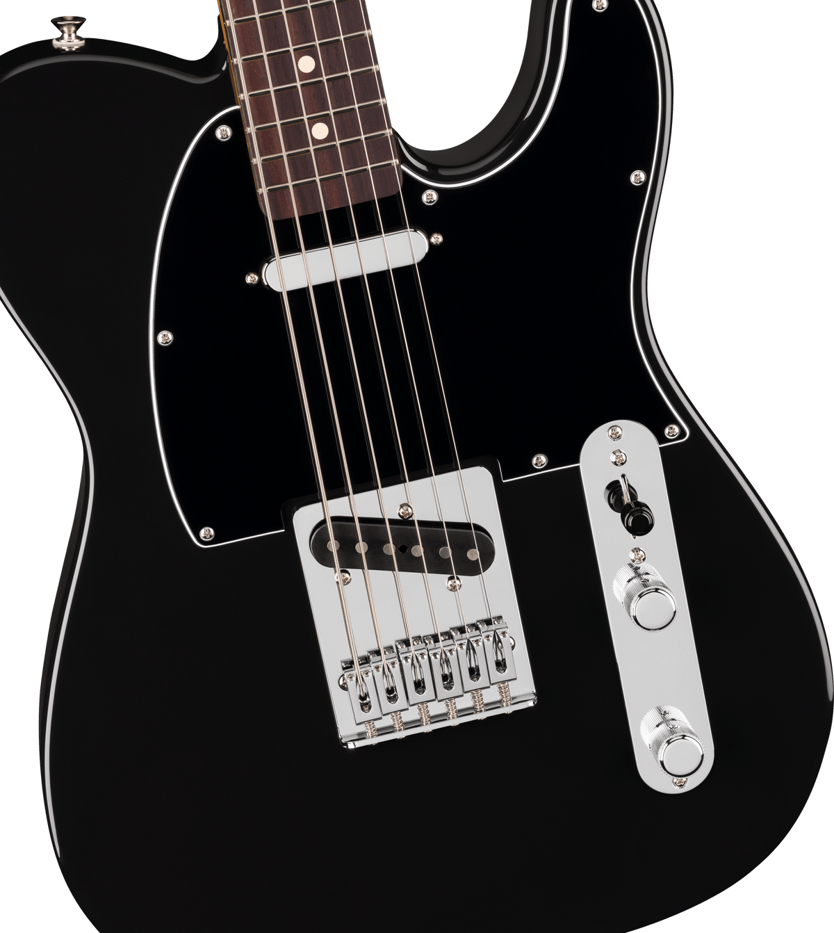 Fender 75th Anniversary Player II Baritone Telecaster®, Rosewood Fingerboard, Black - Fair Deal Music