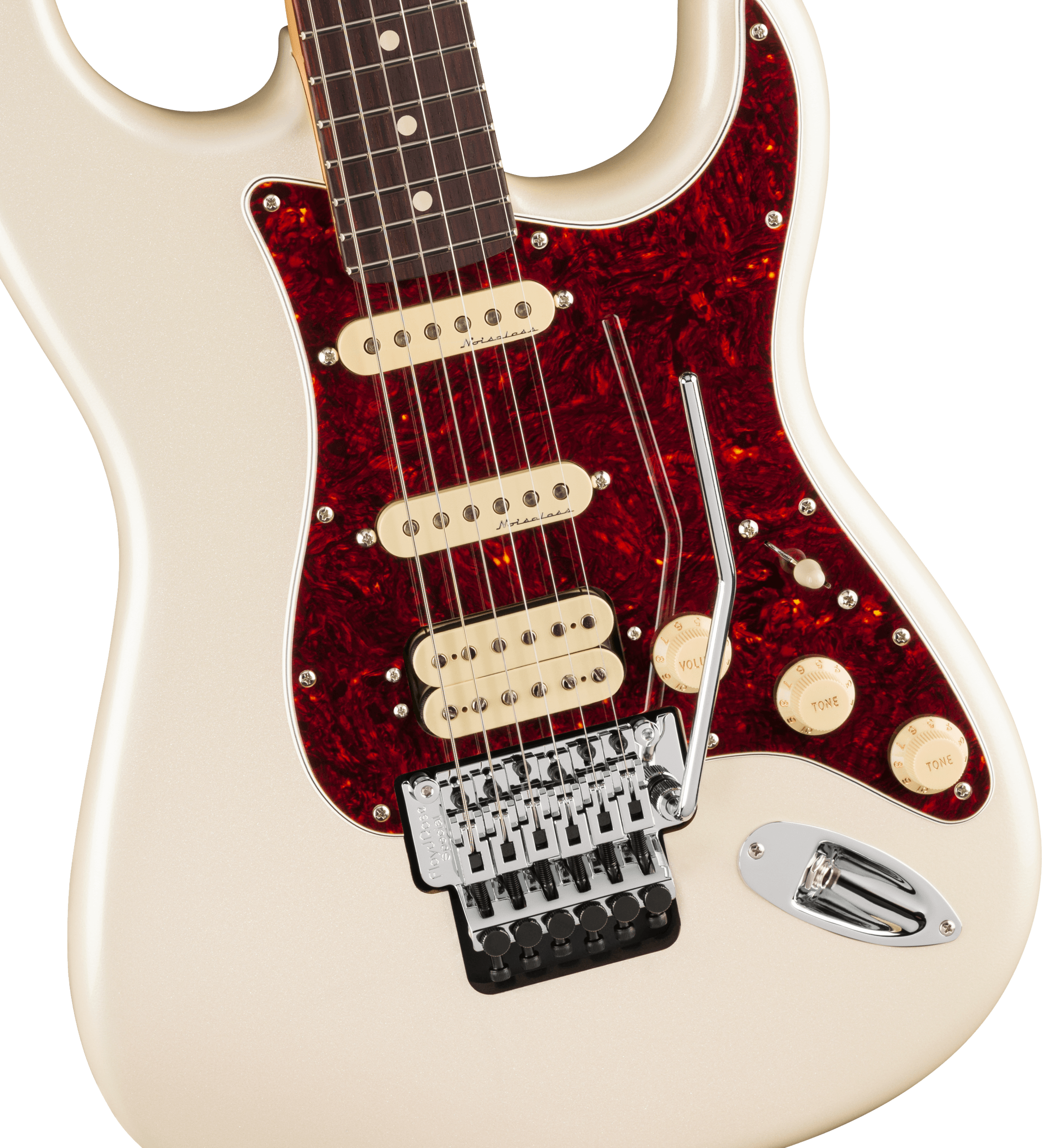 Fender Player II Modified HSS Stratocaster FR in Olympic Pearl, Open Box - Fair Deal Music