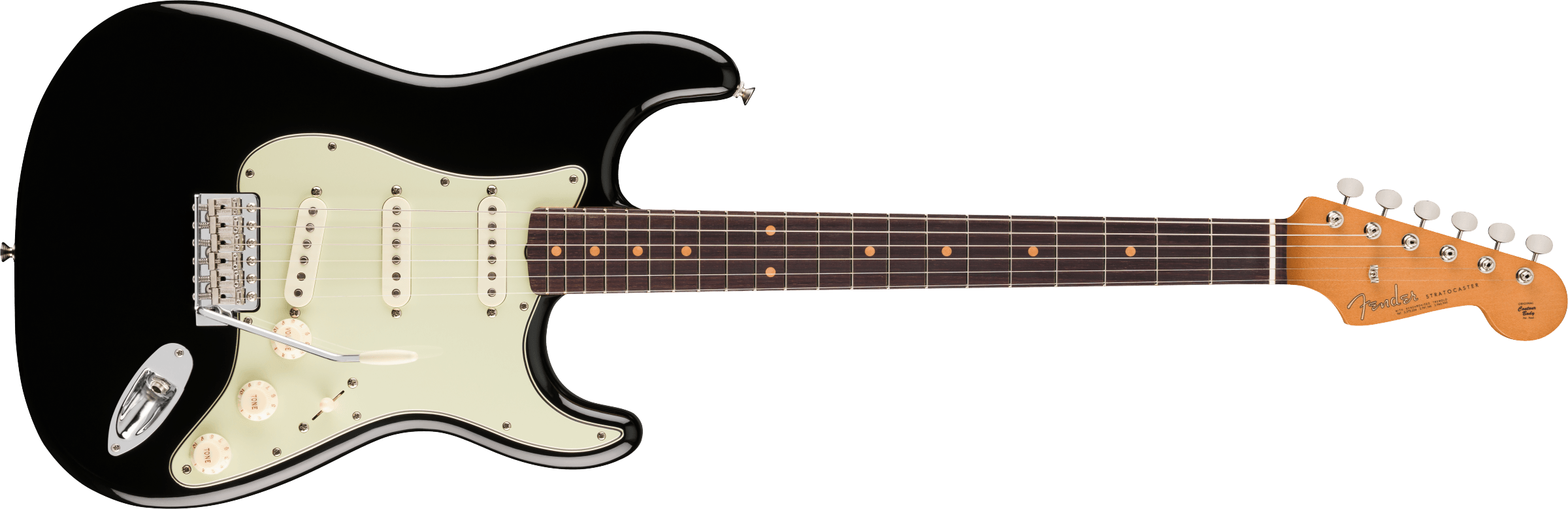 Fender Vintera® III Early '60s Stratocaster®, Rosewood Fingerboard, Black, Electric Guitar - Fair Deal Music