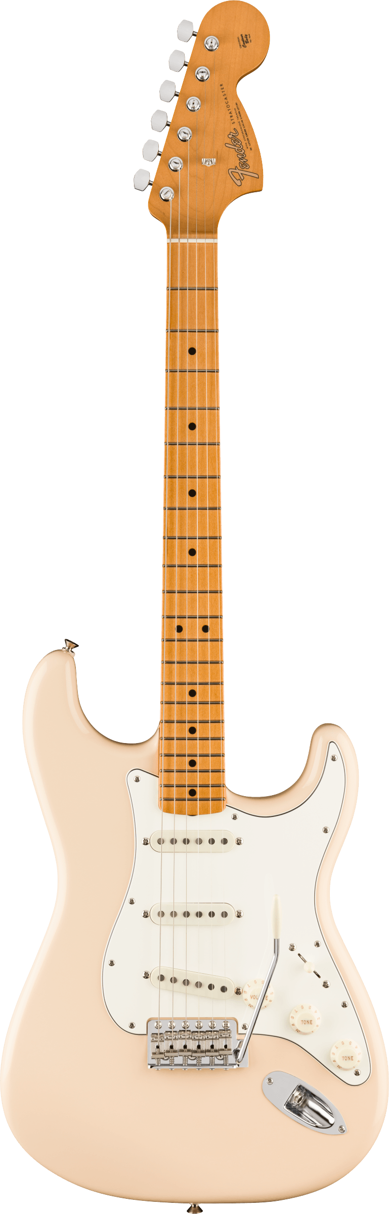 Fender Vintera® III Late '60s Stratocaster®, Maple Fingerboard, Olympic White Electric Guitar - Fair Deal Music