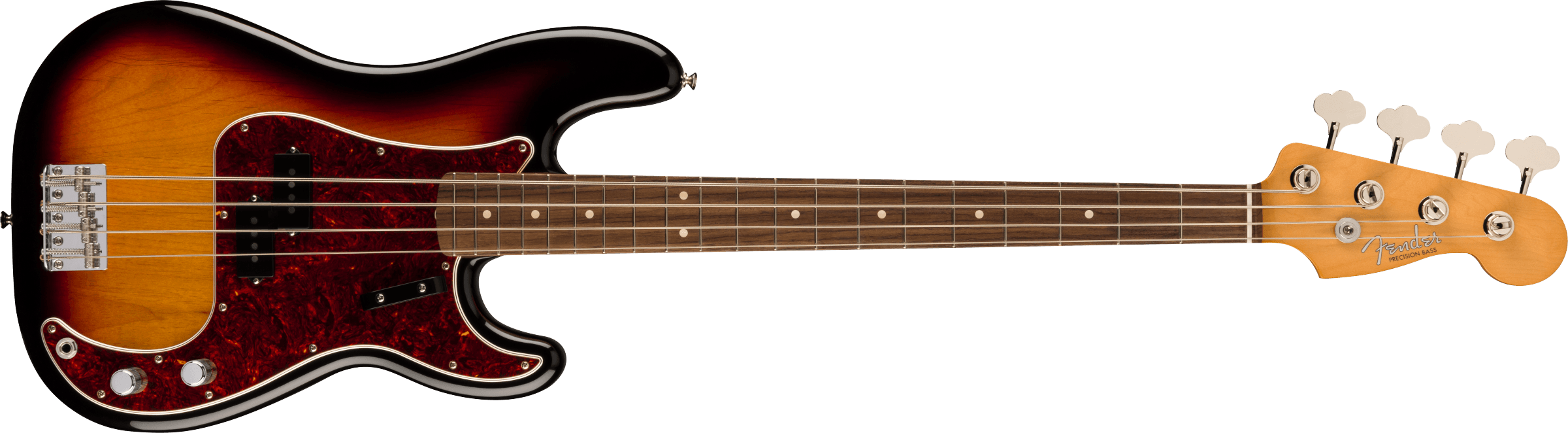Fender Vintera® II '60s Precision Bass®, Rosewood Fingerboard, 3-Color Sunburst, Electric Bass - Fair Deal Music