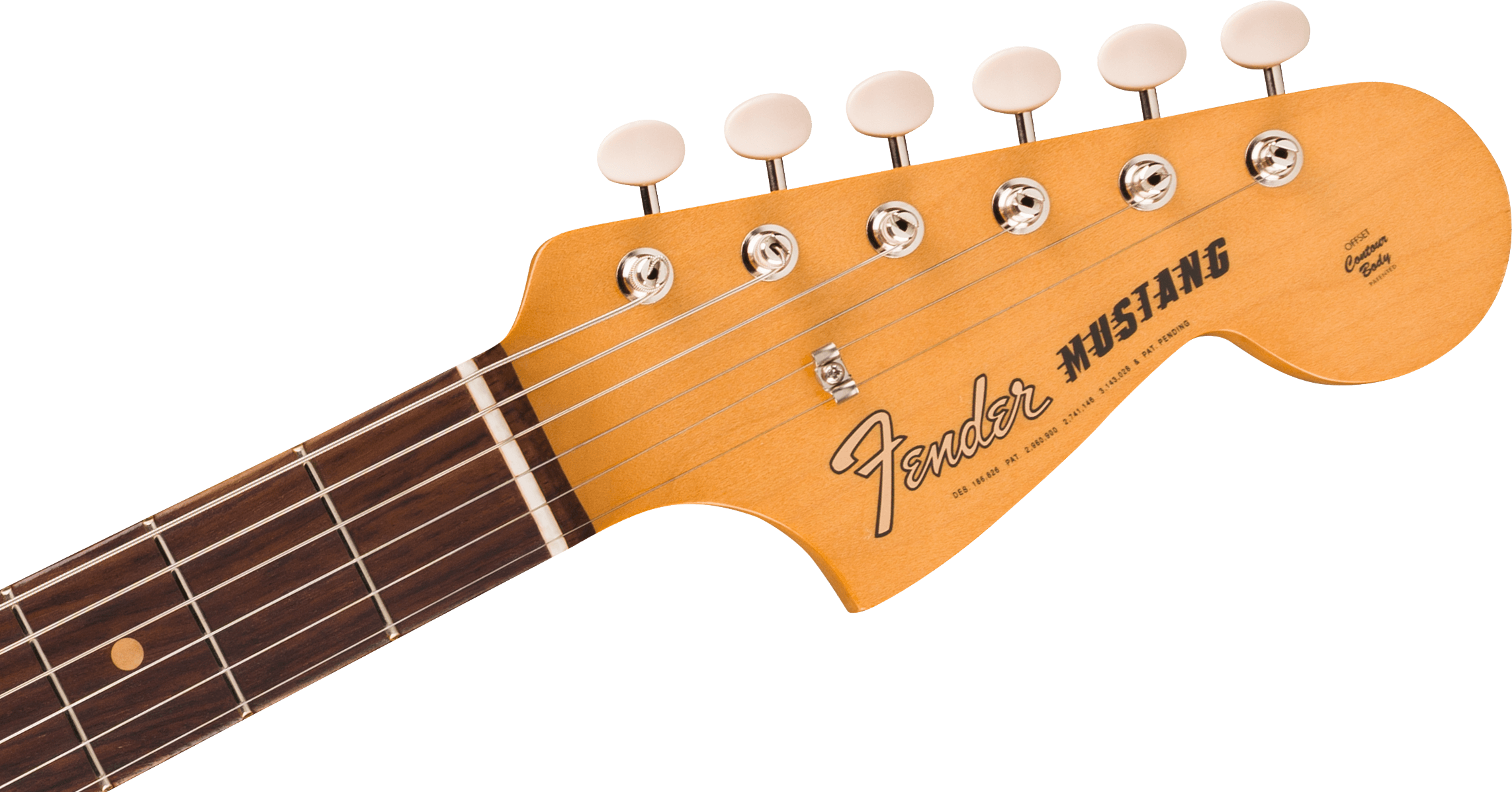 Fender Vintera® III Mid '60s Mustang®, Rosewood Fingerboard, Olympic White, Electric guitar - Fair Deal Music