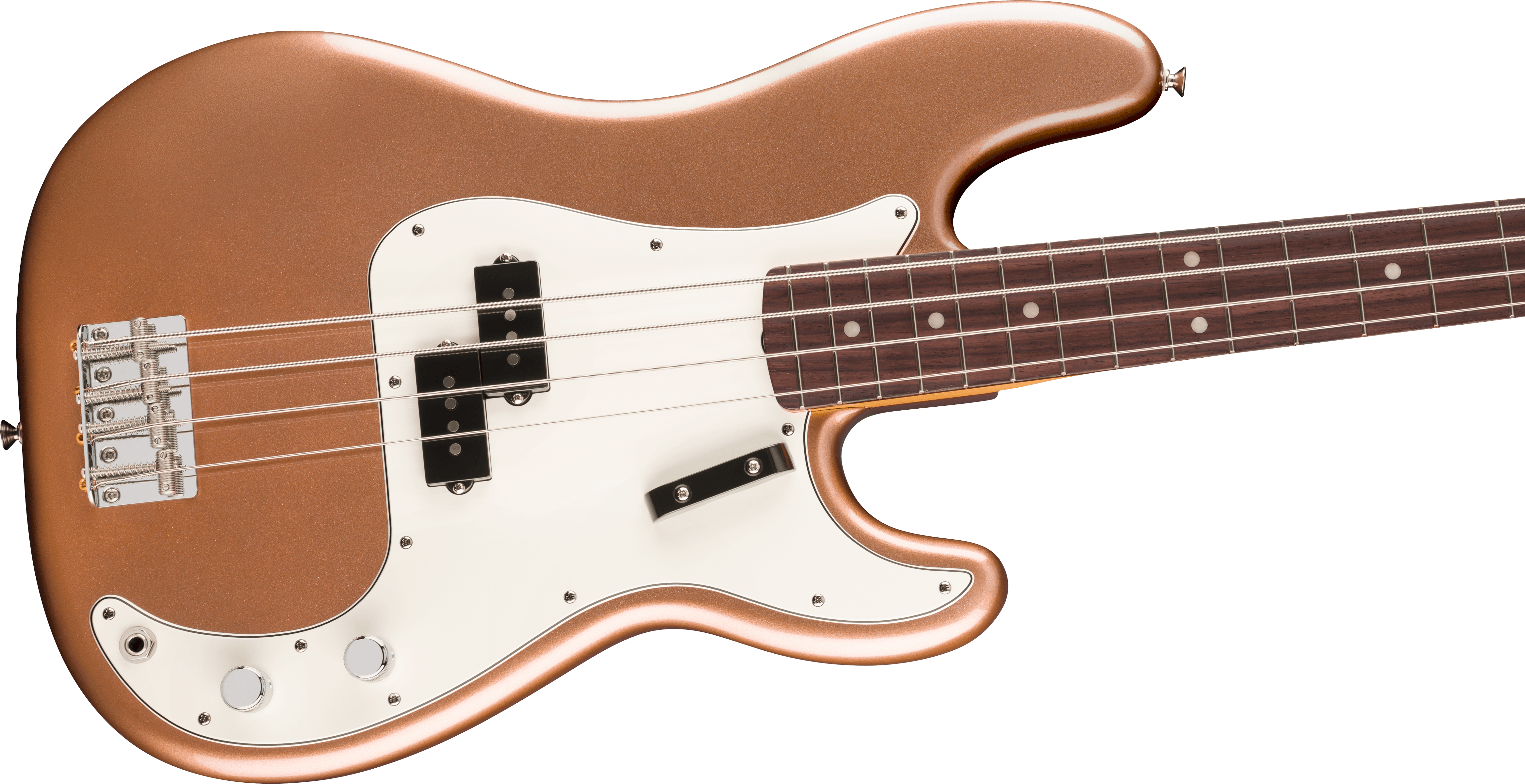Fender Vintera® III Late '60s Precision Bass in Firemist Gold, Electric Bass Guitar - Fair Deal Music