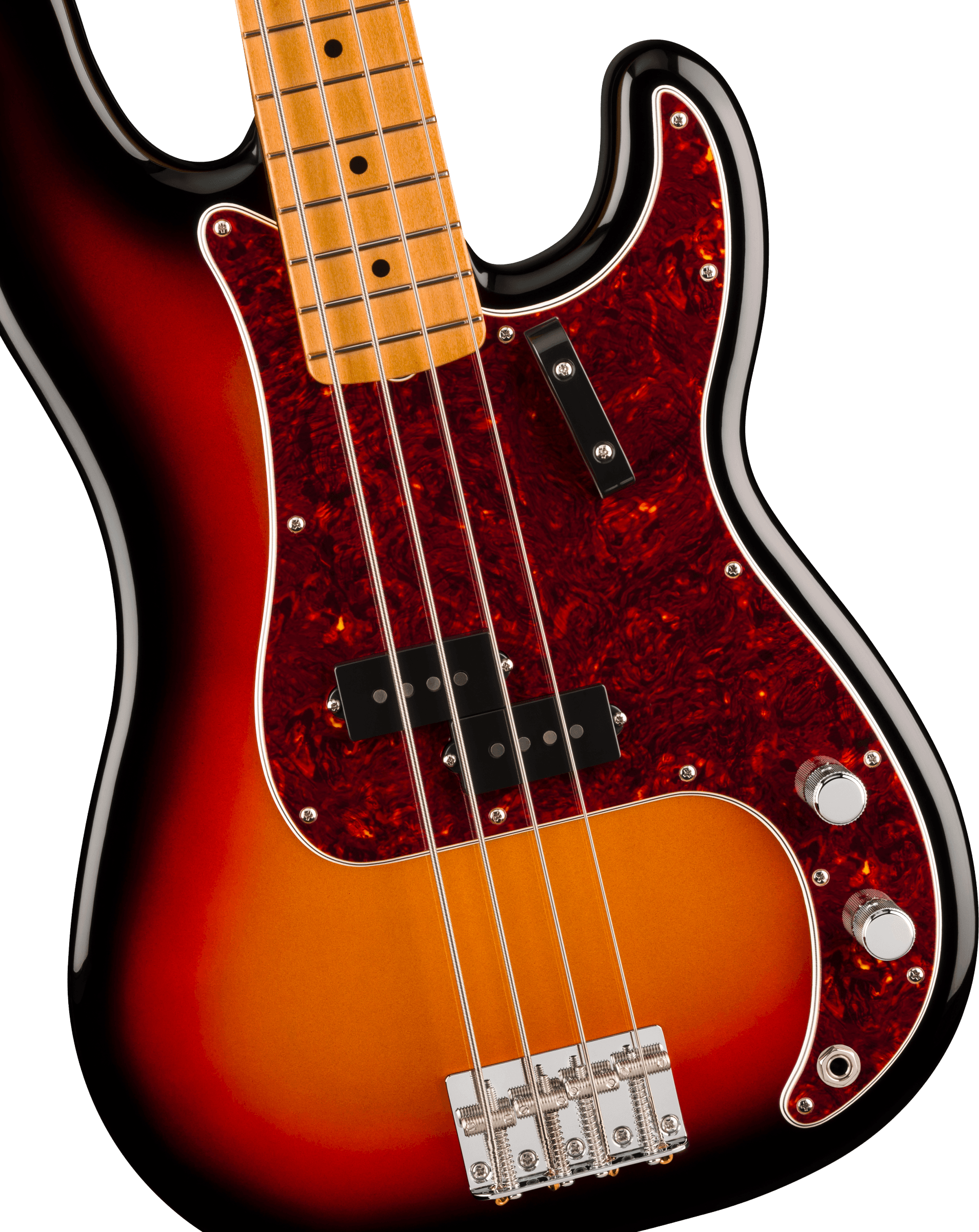 Fender Vintera® III Late '60s Precision Bass in 3-Colour Sunburst, Electric Bass Guitar - Fair Deal Music