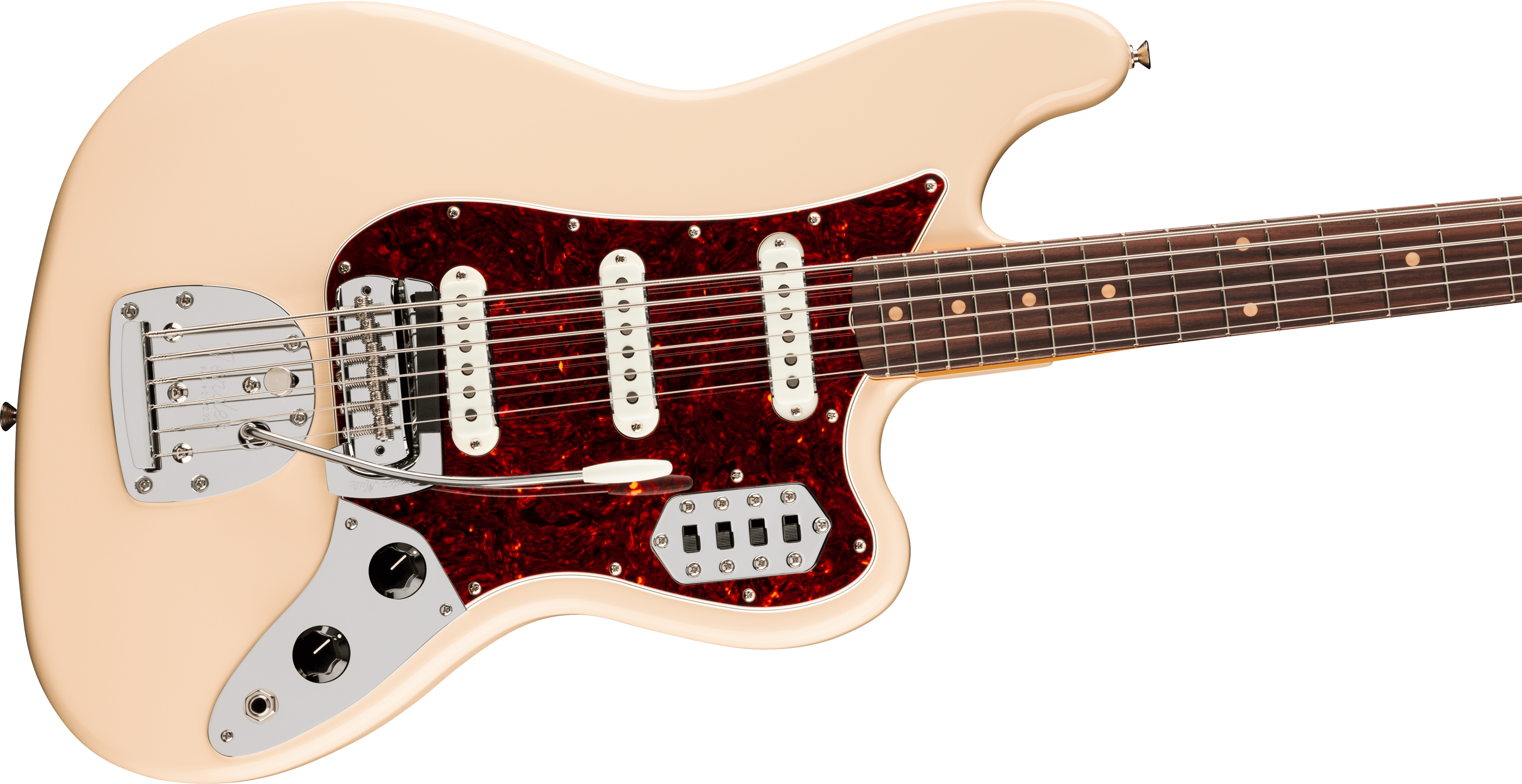 Fender Vintera® III Early '60s Bass VI, Rosewood Fingerboard, Olympic White, Electric Bass Guitar - Fair Deal Music