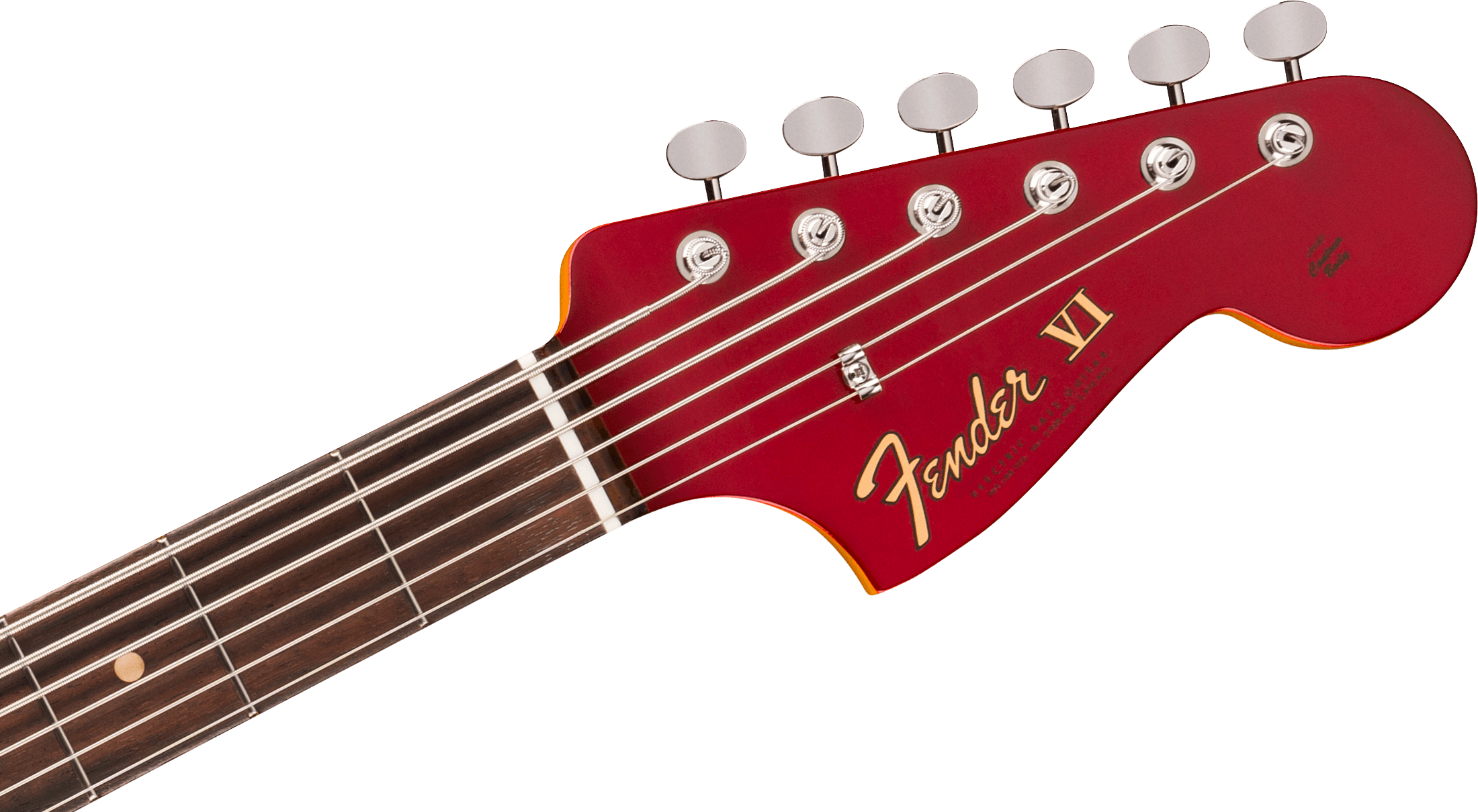 Fender Vintera® III Early '60s Bass VI, Rosewood Fingerboard, Candy Apple Red, Electric Bass Guitar - Fair Deal Music
