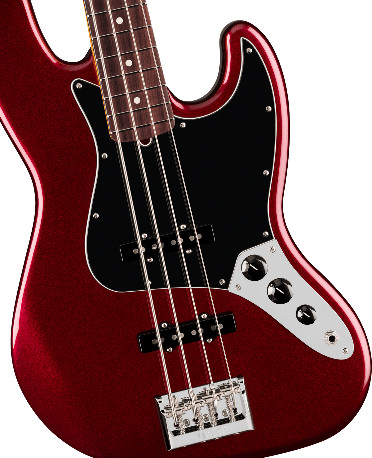 Fender American Professional Jazz Bass®, Oxblood, Rosewood Fingerboard - Fair Deal Music