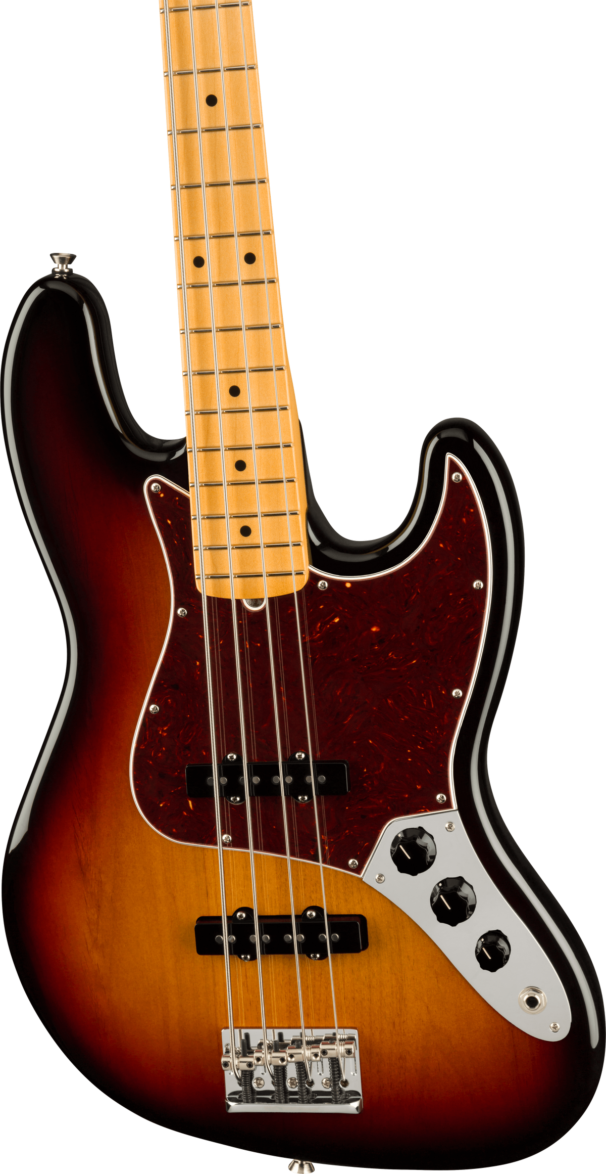 Fender American Professional II Jazz Electric Bass Maple in 3 Tone Sunburst, Open Box - Fair Deal Music
