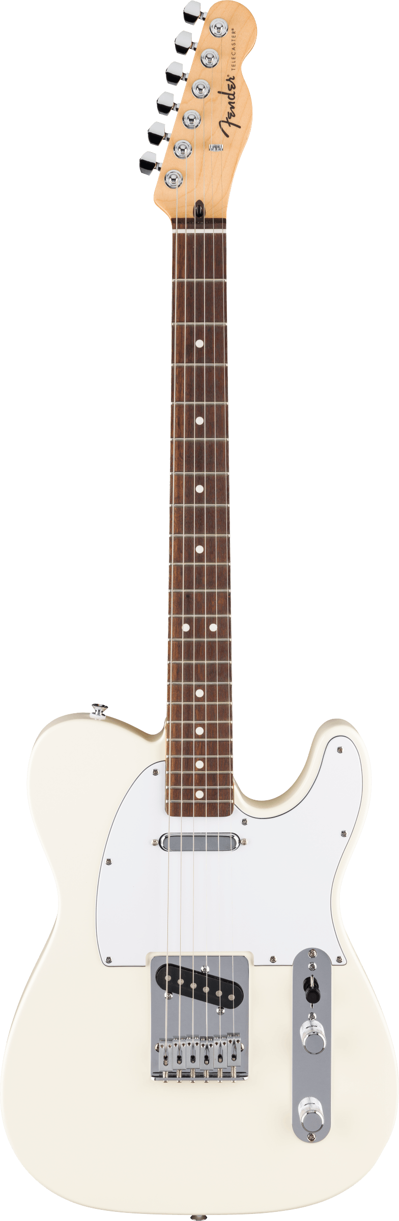 Fender Standard Telecaster, Olympic White, Electric Guitar - Fair Deal Music