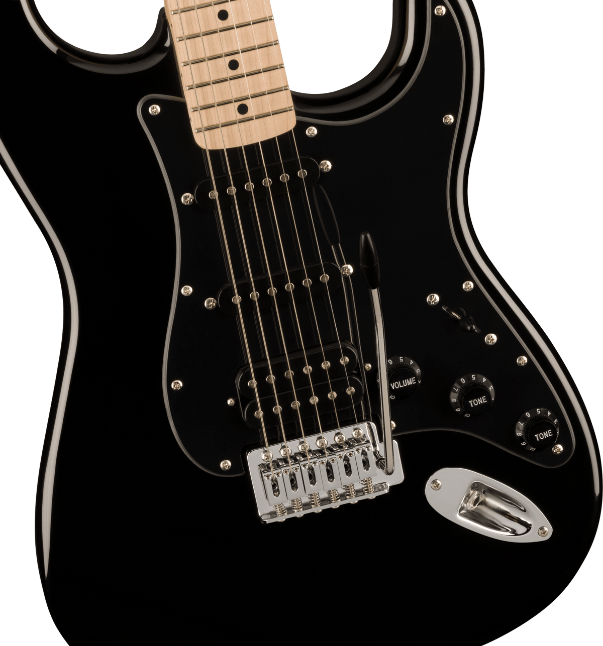 Squier Sonic Stratocaster HSS Black Electric Guitar - Fair Deal Music