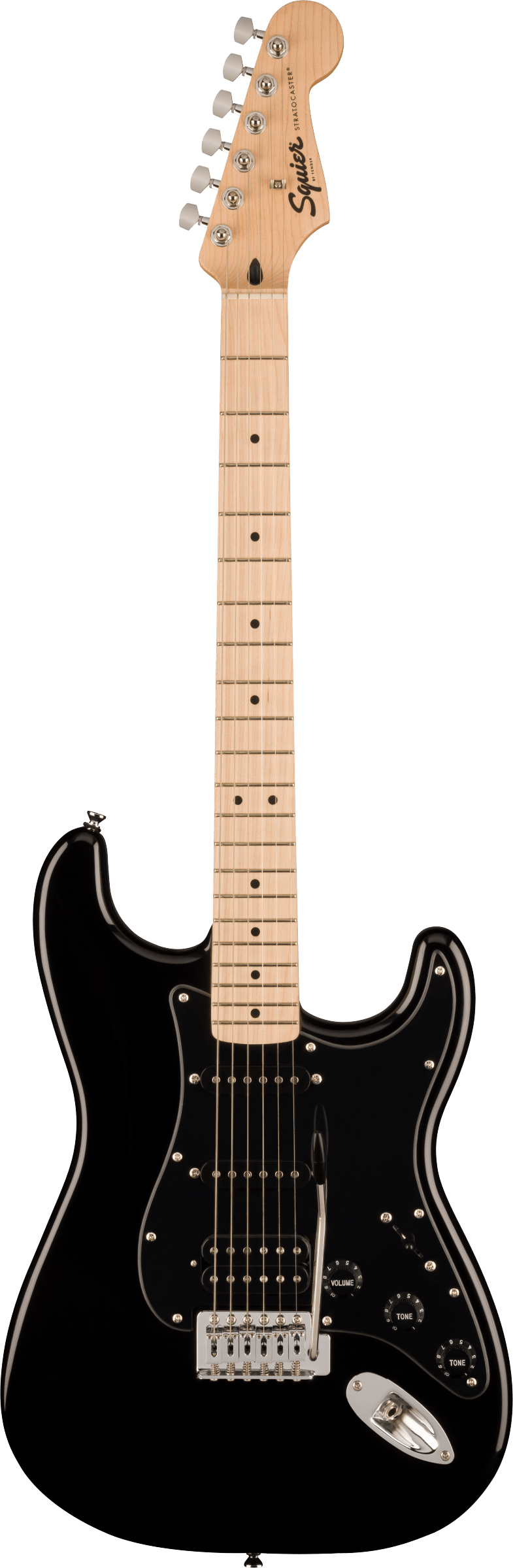 Squier Sonic Stratocaster HSS Black Electric Guitar - Fair Deal Music