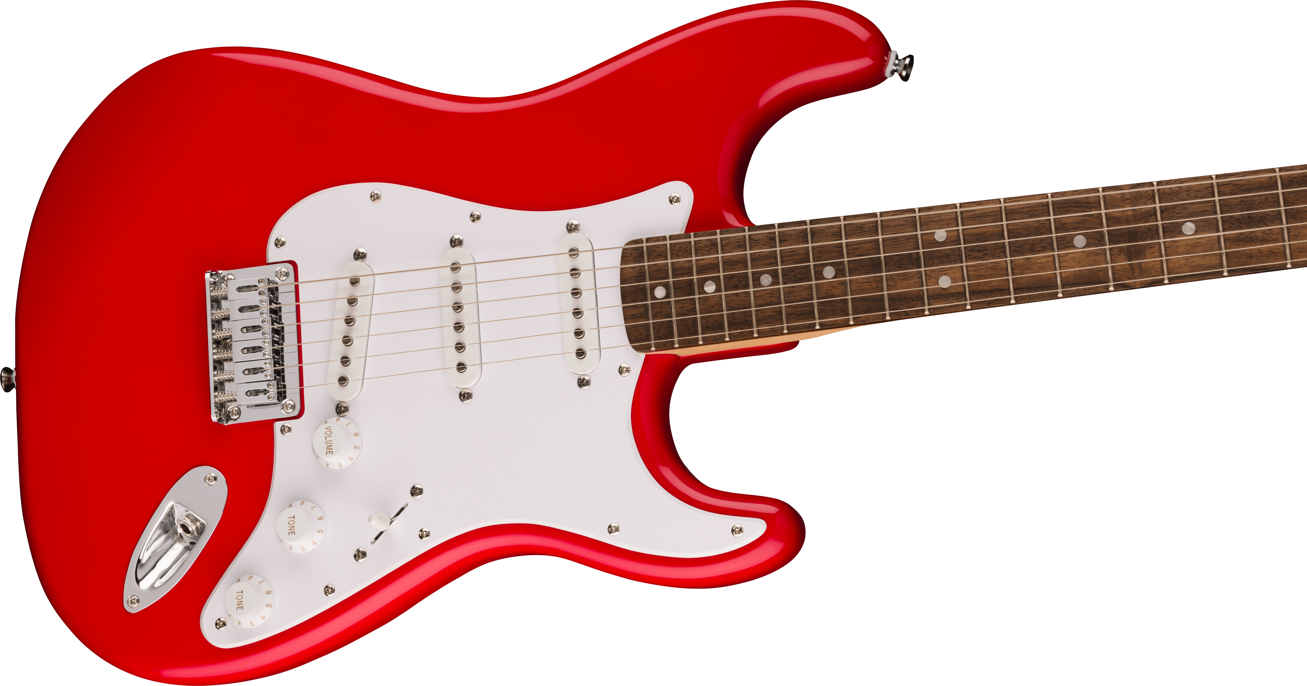 Squier Sonic® Stratocaster® HT, Laurel Fingerboard, White Pickguard, Torino Red, Electric Guitar - Fair Deal Music