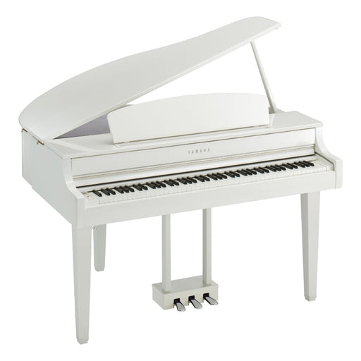 Yamaha CLP-665GP Clavinova Digital Grand Piano Polished White [USED] - Fair Deal Music