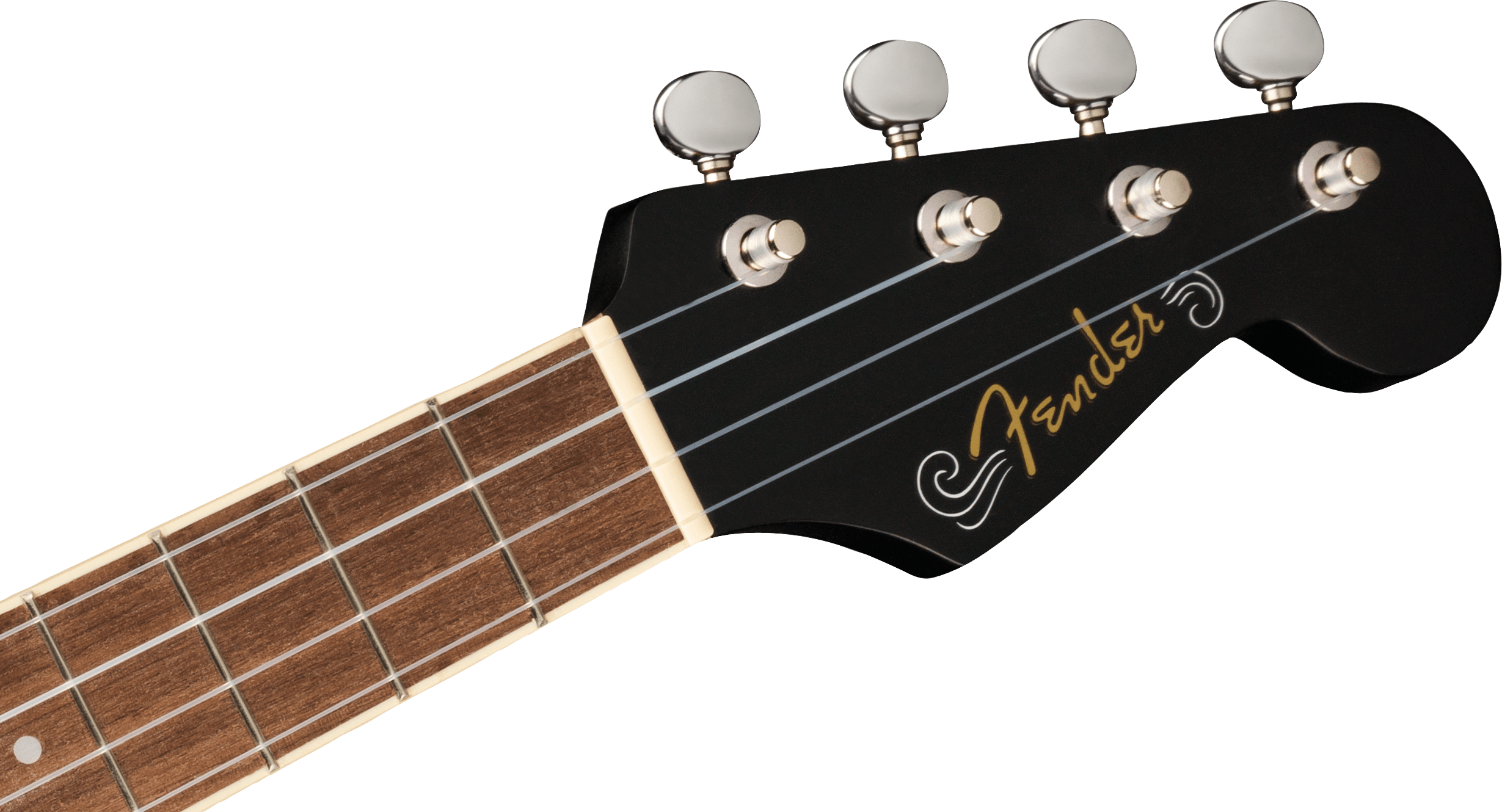 Fender Avalon Tenor Ukulele in Black - Fair Deal Music