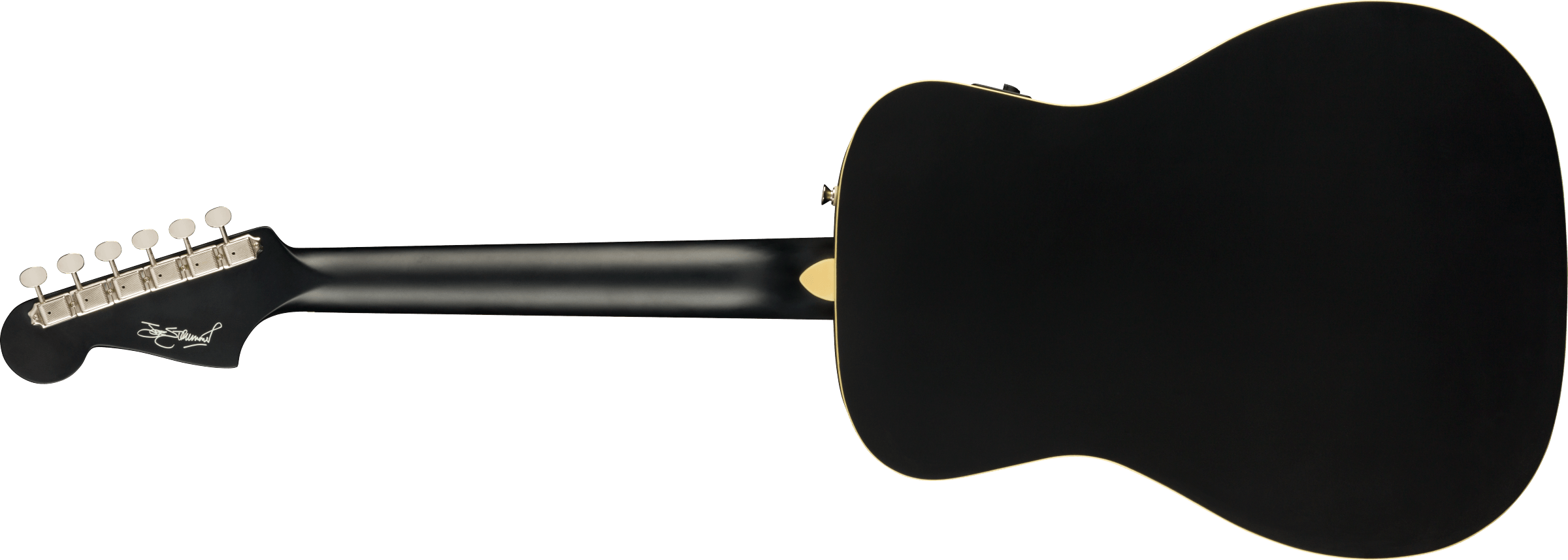 Fender Joe Strummer Campfire, Walnut Fingerboard, Matte Black, Electro-acoustic guitar - Fair Deal Music