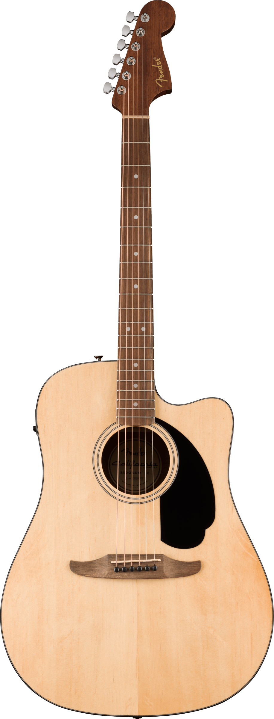 California Standard Redondo™ CE, Spruce Top, Black Pickguard, Natural - Fair Deal Music