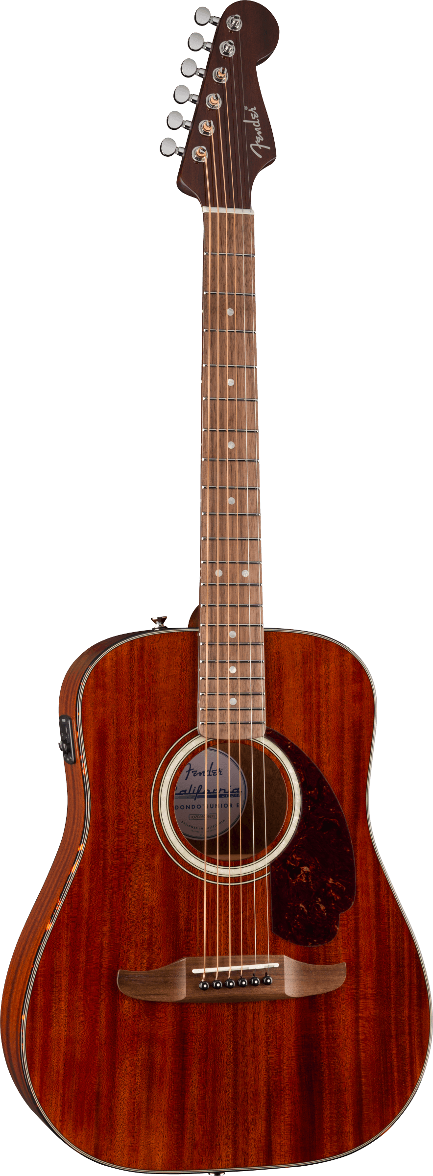 Fender California Deluxe Redondo™ Jr. E Mahogany, Walnut Fingerboard, Natural - Fair Deal Music