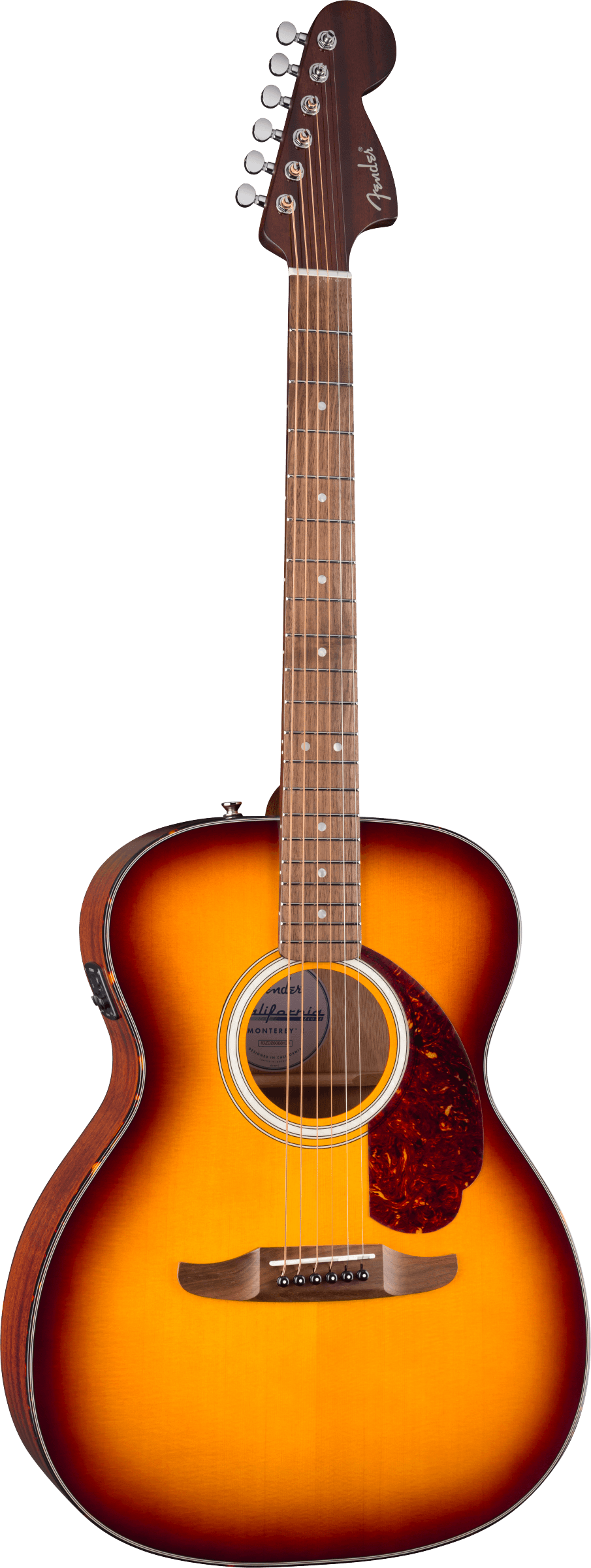 Fender California Deluxe Monterey™ E, Walnut Fingerboard, Honey Sunburst - Fair Deal Music
