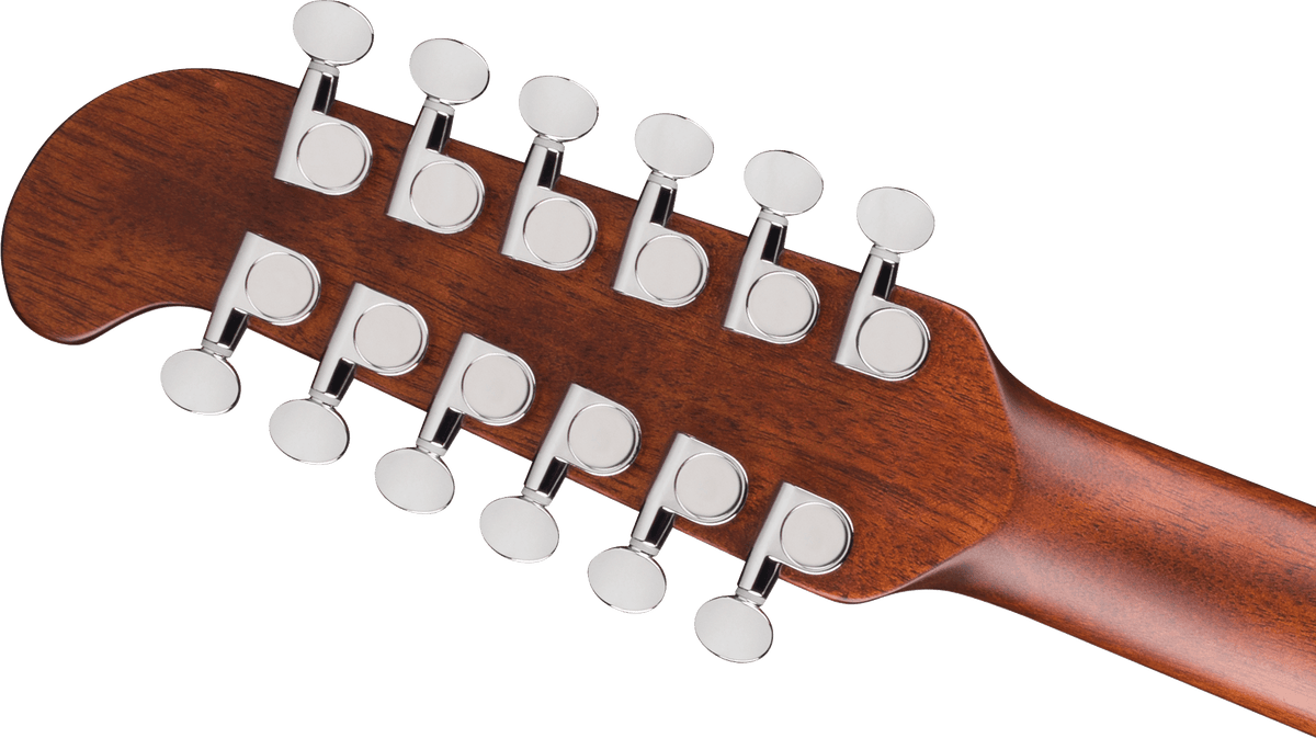 Fender California Deluxe Villager™ E, Walnut Fingerboard, Black - Fair Deal Music