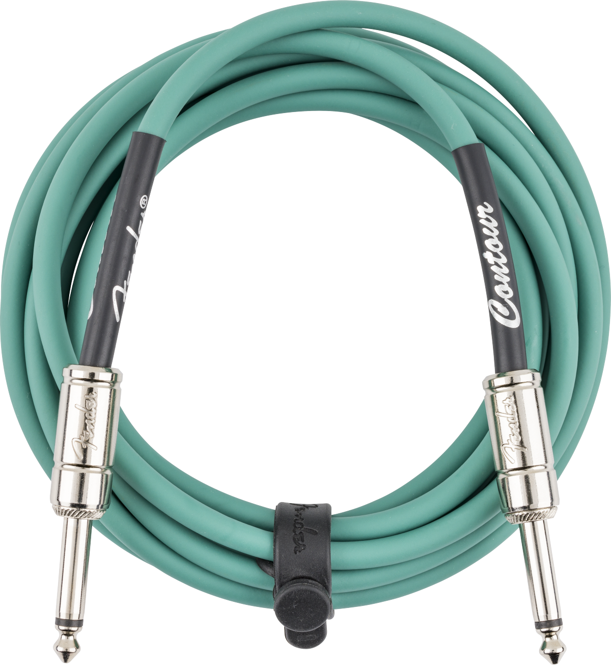 Fender Contour Instrument Cable, 10ft Sherwood Green - Fair Deal Music