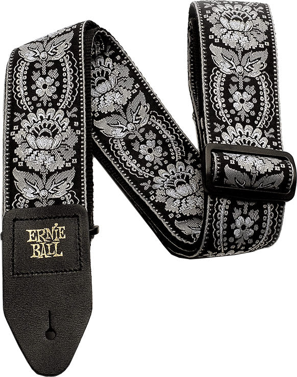 Ernie Ball Silver Orleans Jacquard Strap - Fair Deal Music