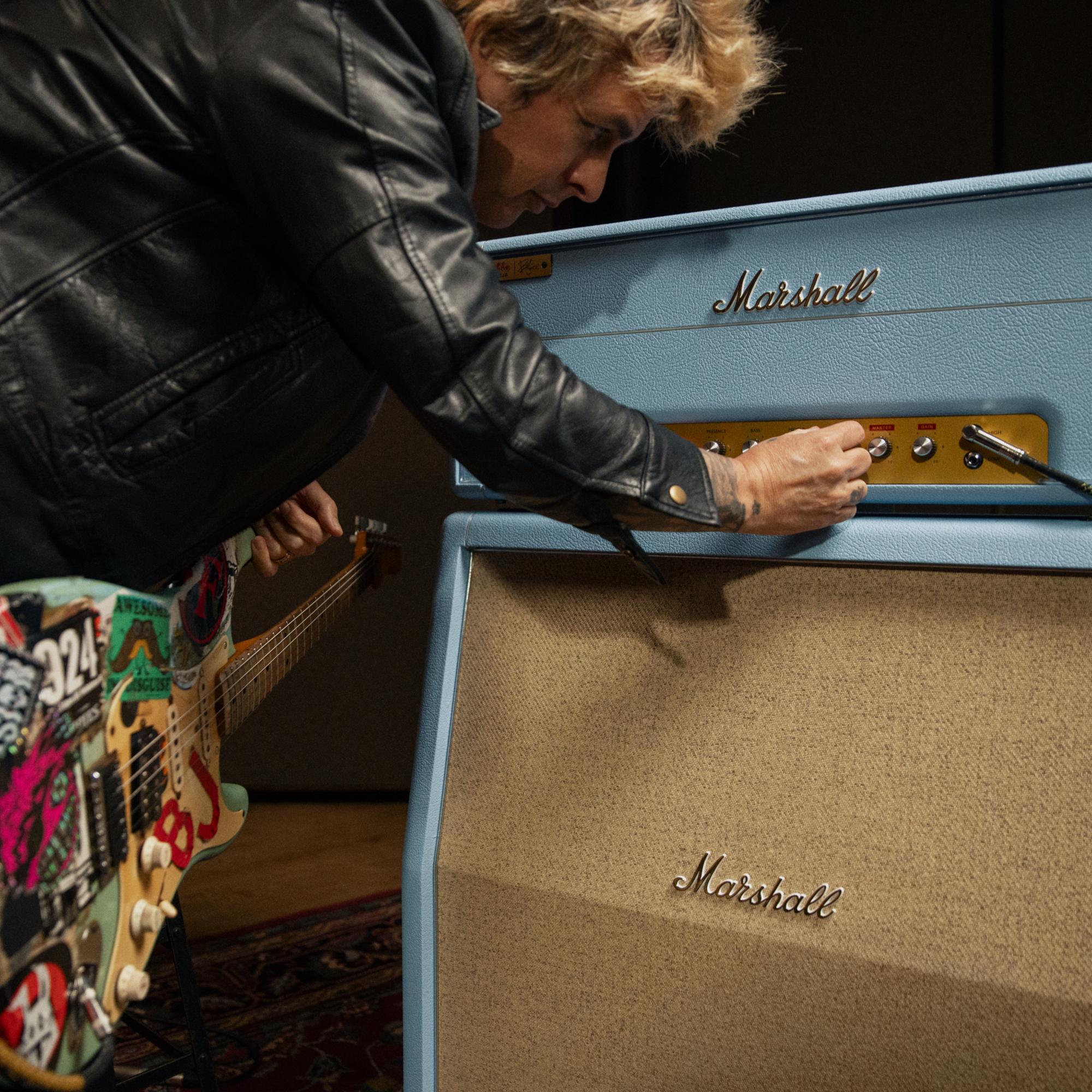Marshall 1959BJA Billie Joe Armstrong Signature Head, Baby Blue