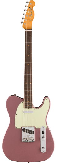 Fender Limited Edition Vintera II Road Worn '60s Telecaster, Burgundy Mist Metallic, Open Box - Fair Deal Music
