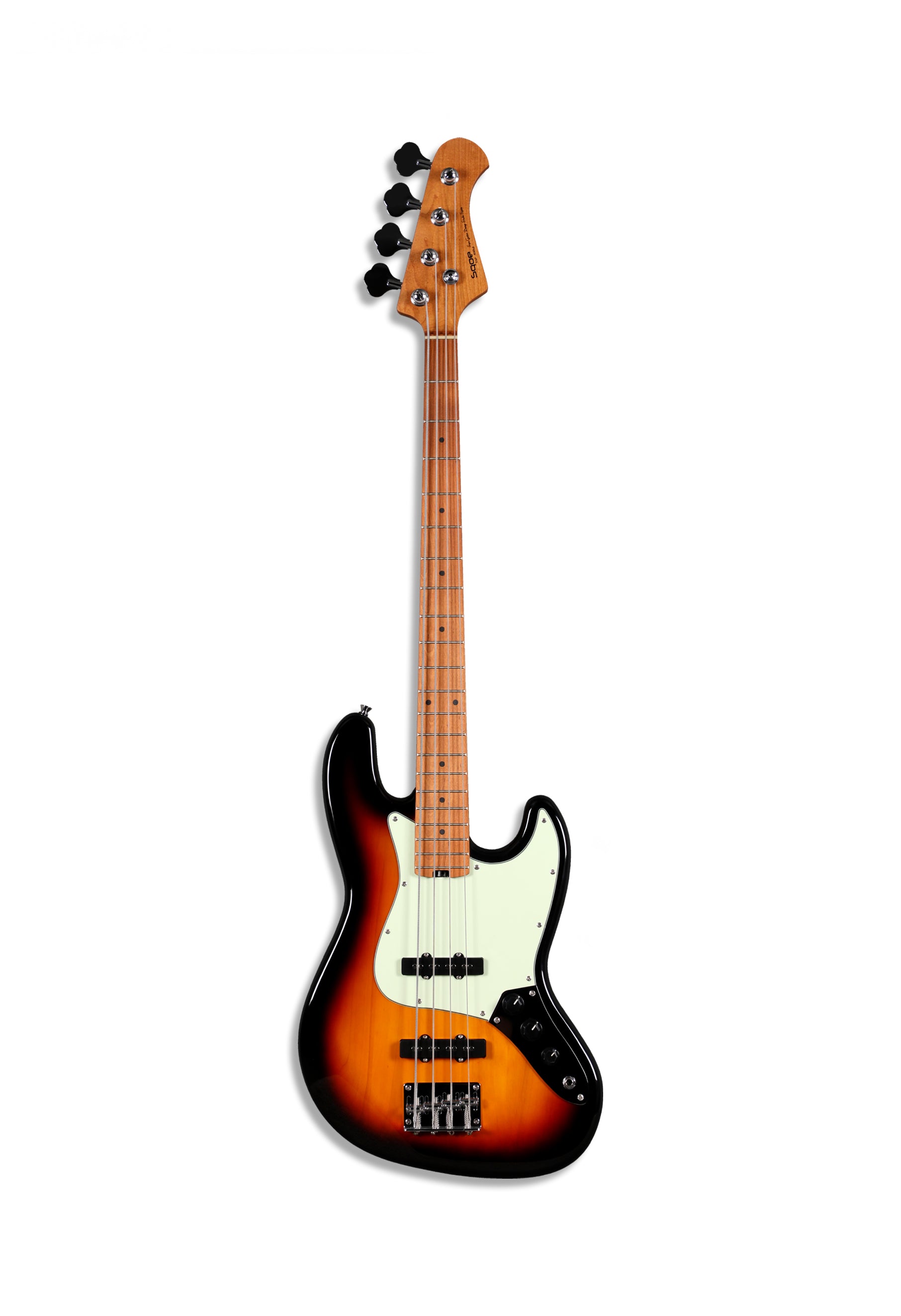 SQOE SjB600 J-Style Single-Coil Bass in Sunburst - Fair Deal Music