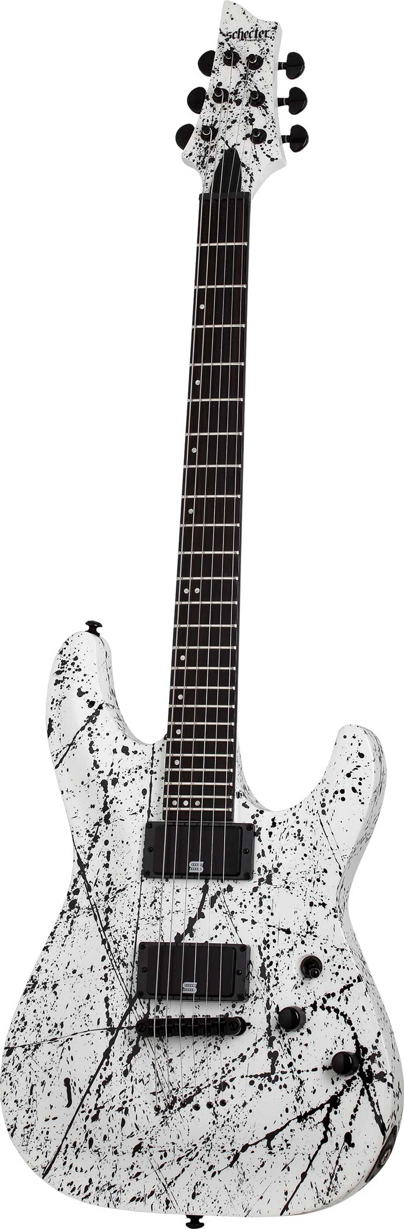Schecter C-1 Electric Guitar , Ink Bomb - Fair Deal Music