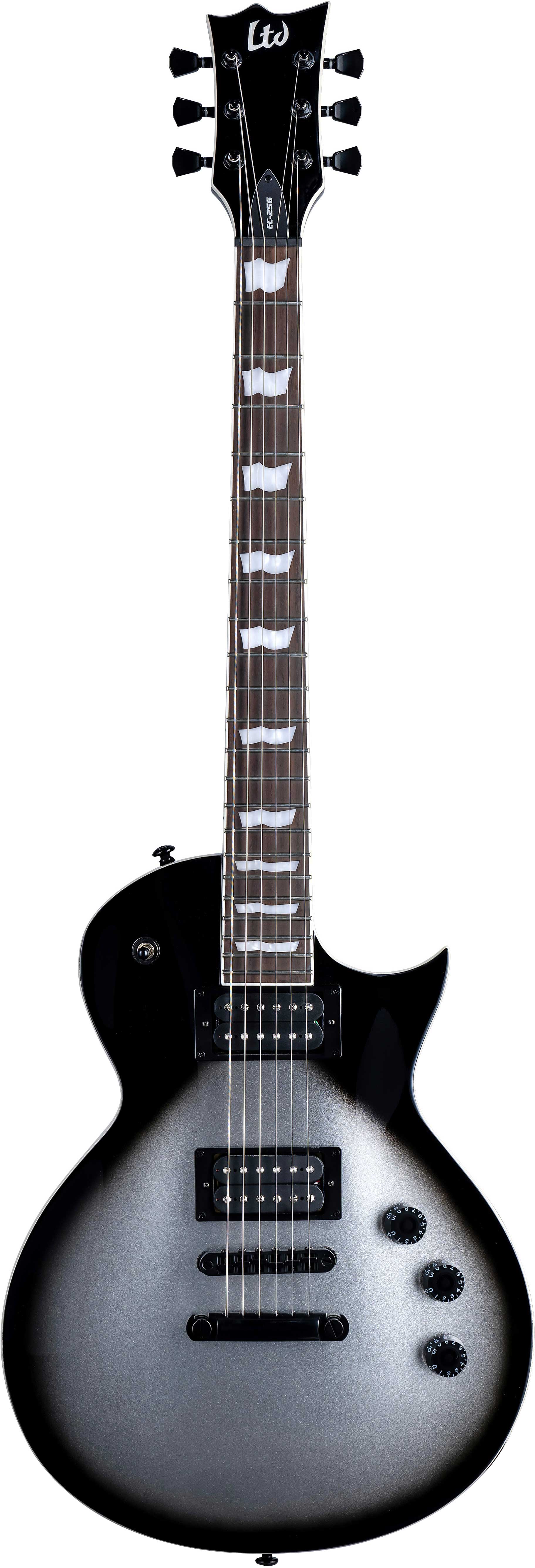 ESP LTD EC-256, Silver Sunburst Teardrop - Fair Deal Music