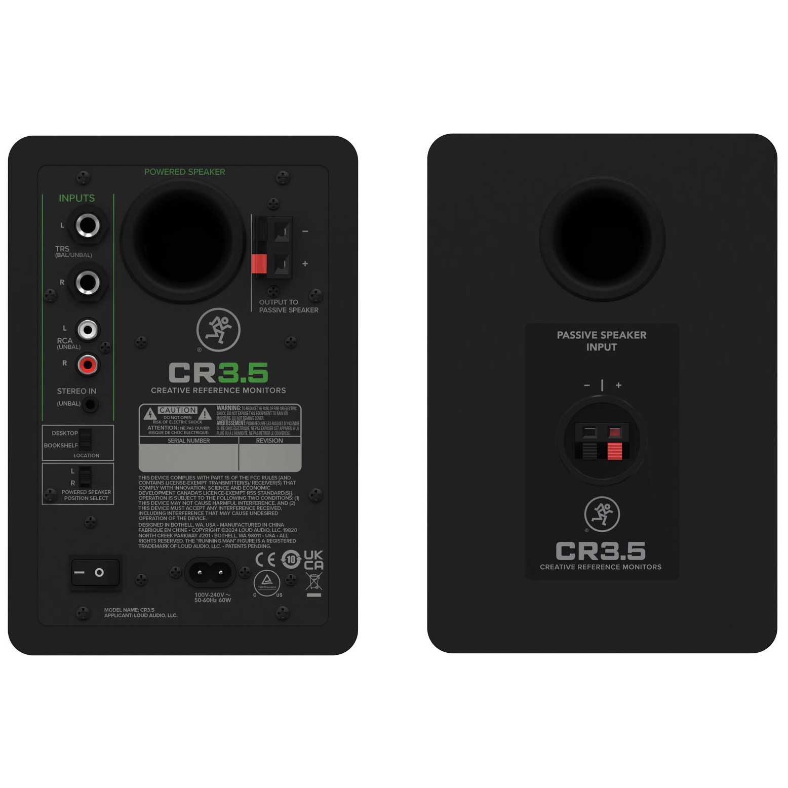 Mackie CR3.5 CR Series Powered Studio Monitors - Fair Deal Music