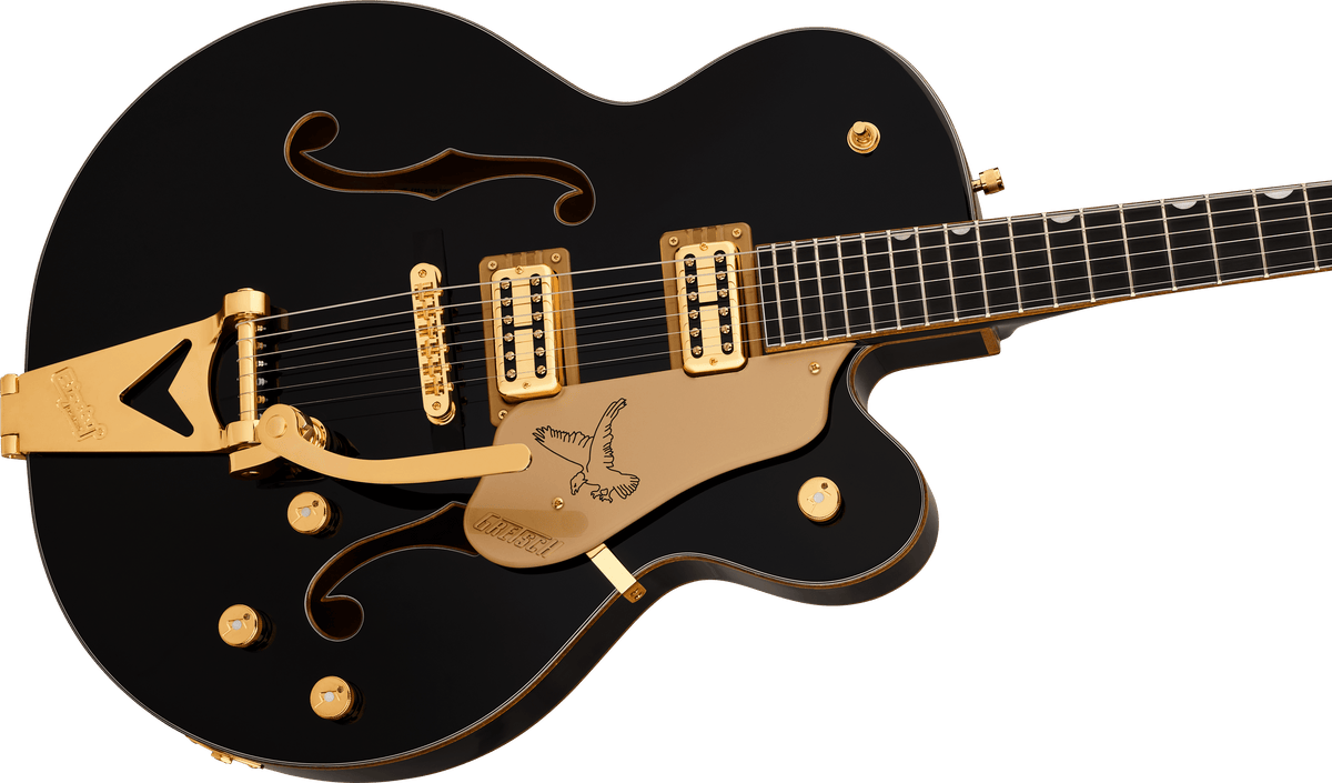 Gretsch Synchromatic Falcon Hollow Body Single-Cut with Bigsby, Black - Fair Deal Music
