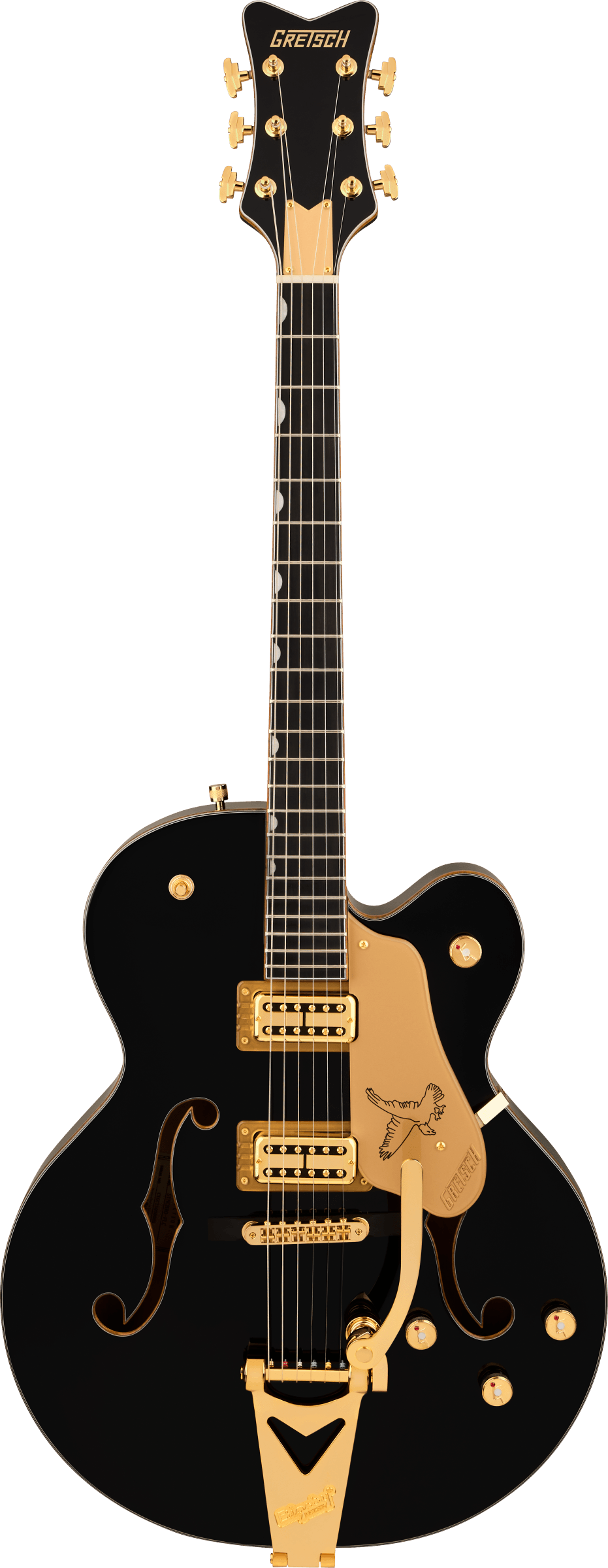 Gretsch Synchromatic Falcon Hollow Body Single-Cut with Bigsby, Black - Fair Deal Music