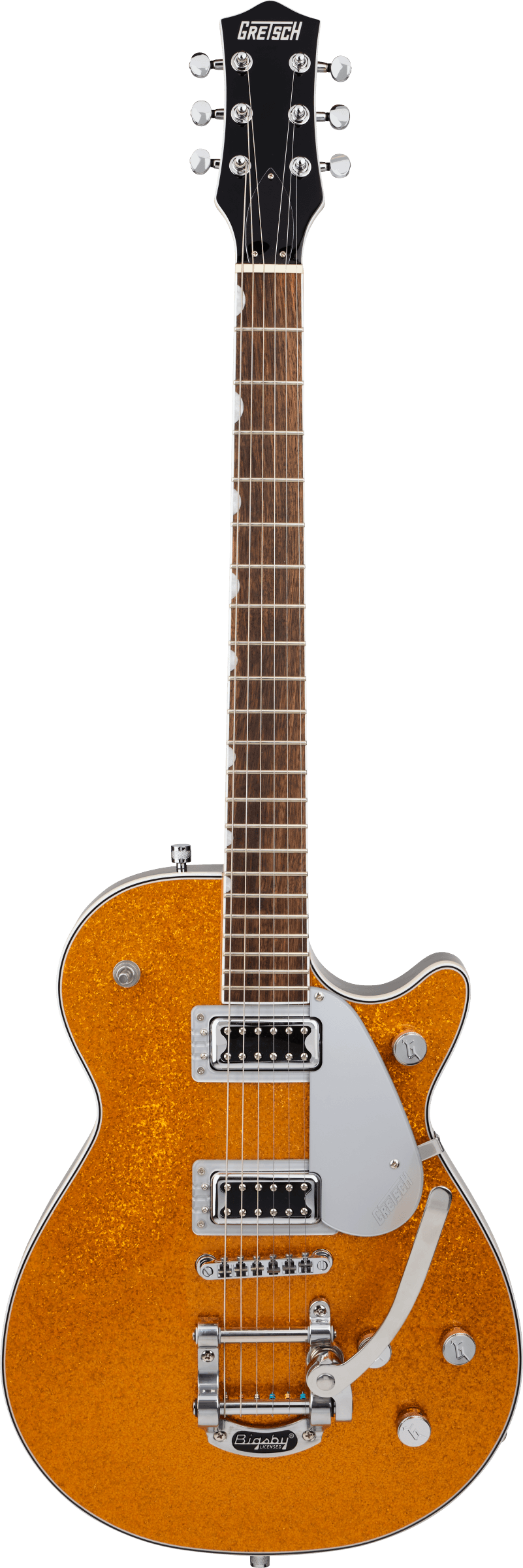 Gretsch G5230T Electromatic Sparkle Jet FT Single-Cut with Bigsby, Gold Sparkle - Fair Deal Music