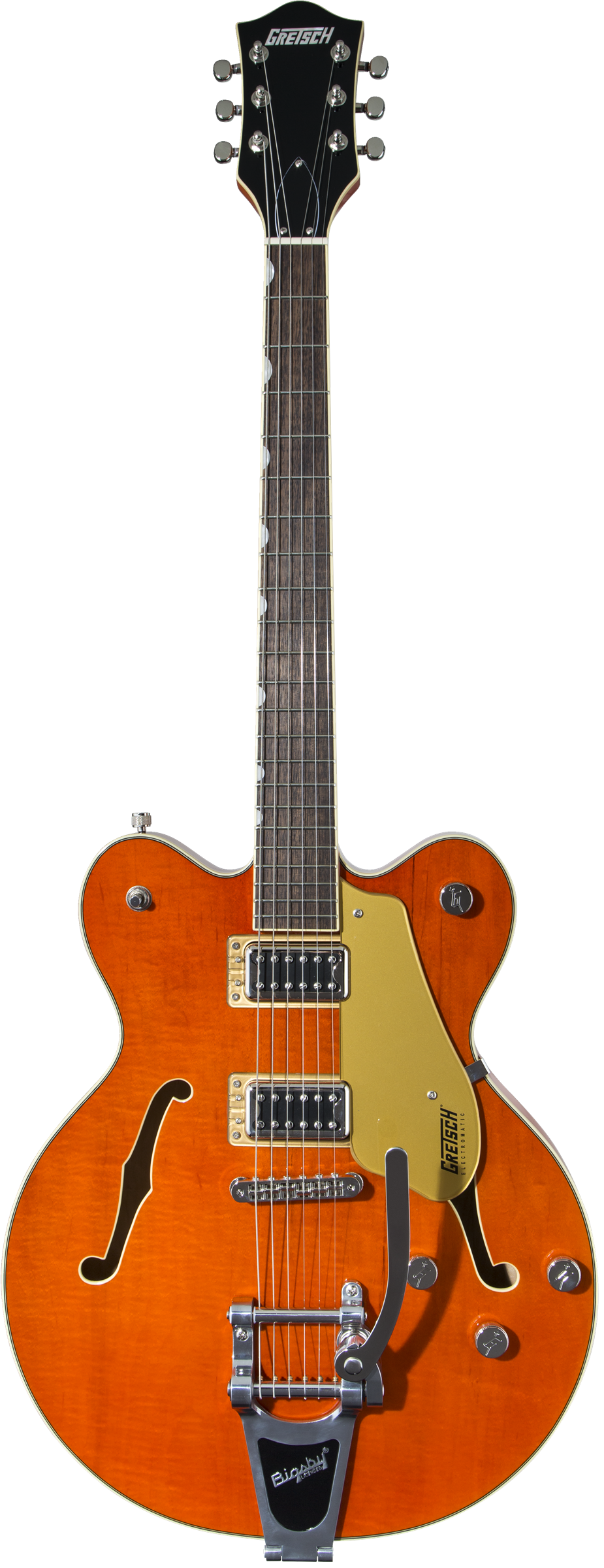 Gretsch G5622T Electromatic Center Block Double-Cut with Bigsby, Orange Stain - Fair Deal Music