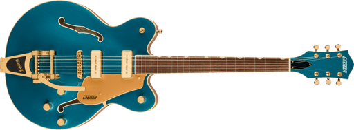 Gretsch Electromatic Pristine LTD Center Block Double-Cut with Bigsby, Petrol - Fair Deal Music