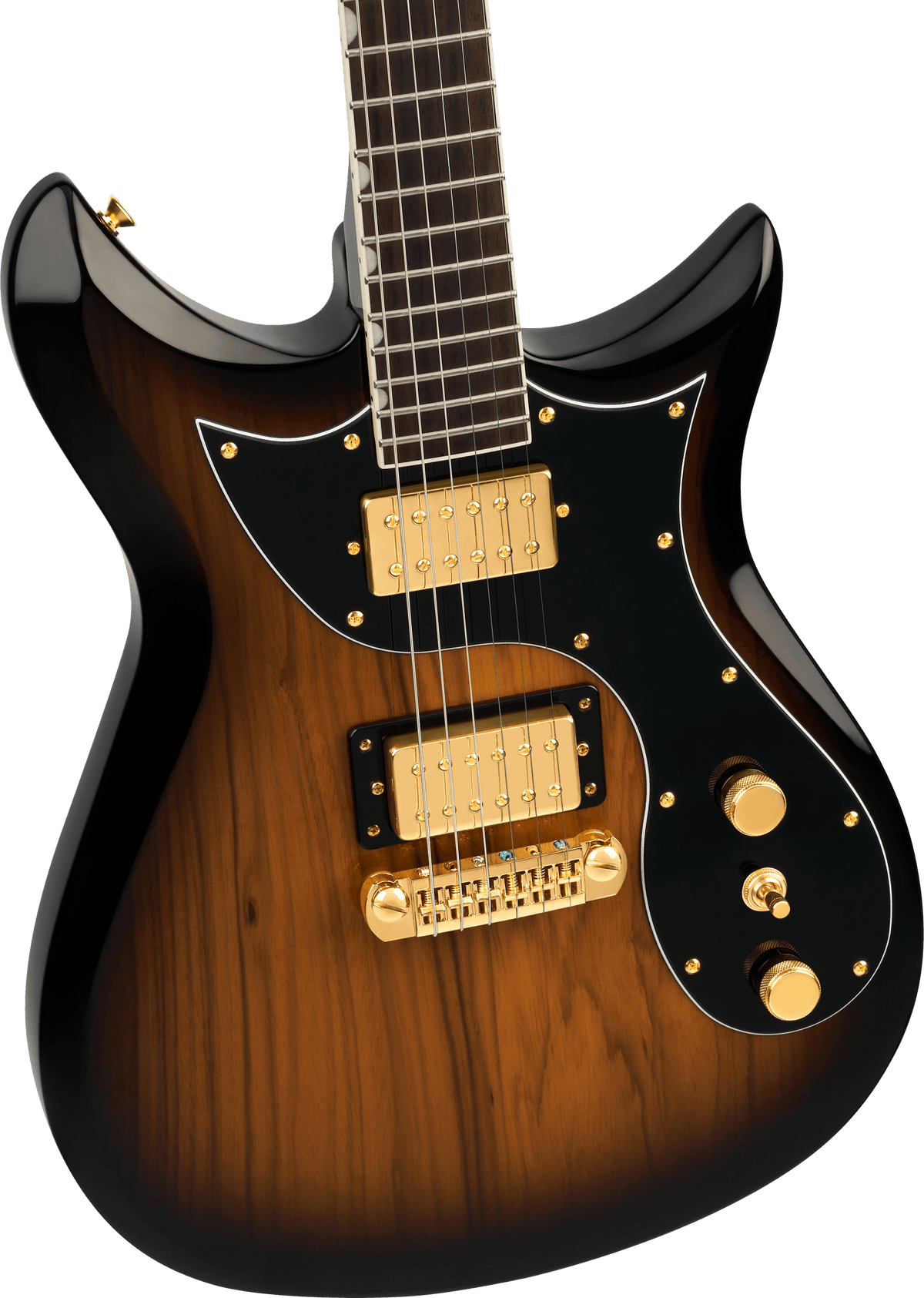 EMBARGO 9/9/2026 Gretsch Limited Edition Electromatic® Black Limba CVT, Rosewood Fingerboard, Sunburst - Fair Deal Music